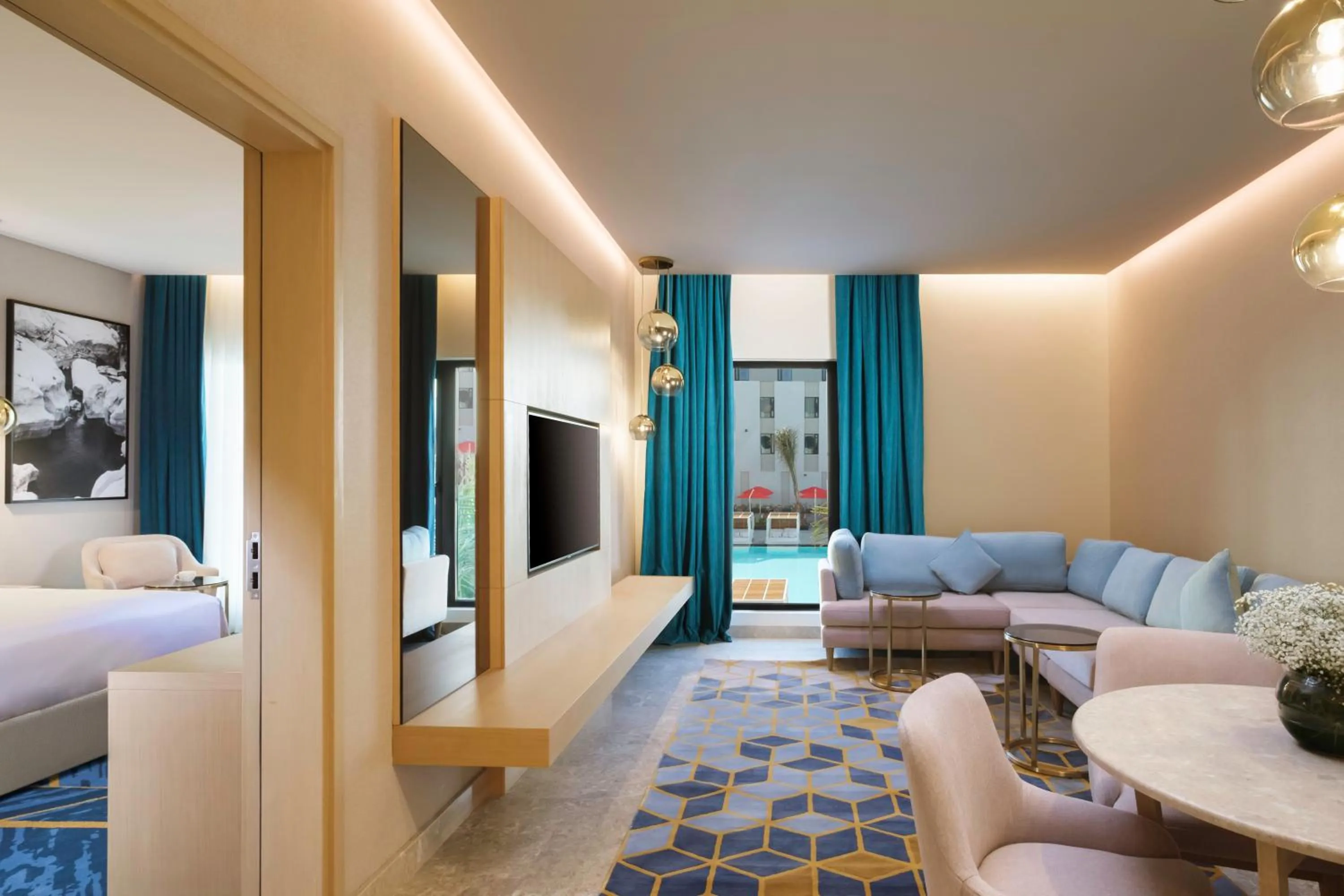 One Bedroom Pool View Apartment in Maani Muscat Hotel & Apartments