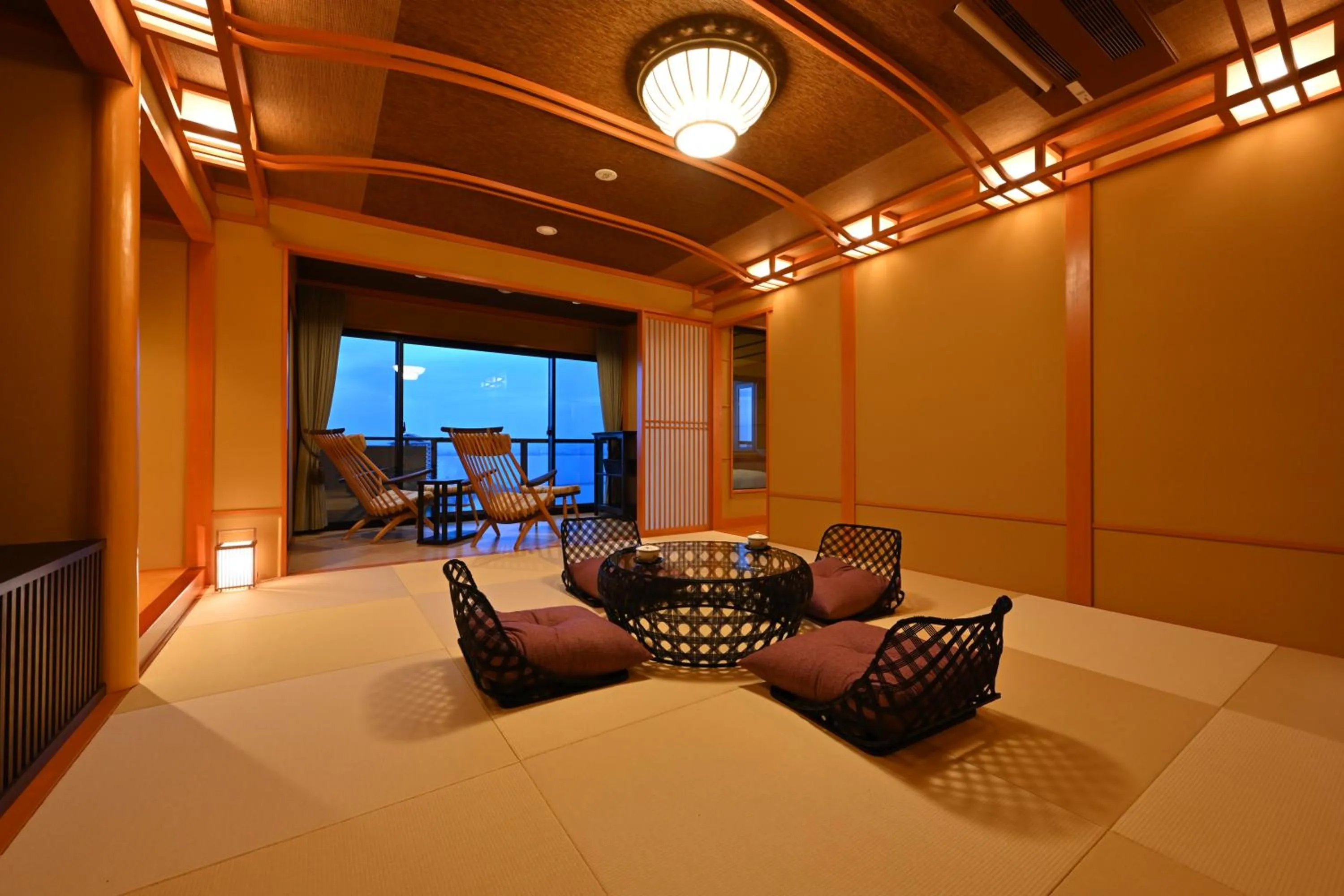 Junior Suite with Open-Air Hot Spring Bath in Biwako Hanakaido