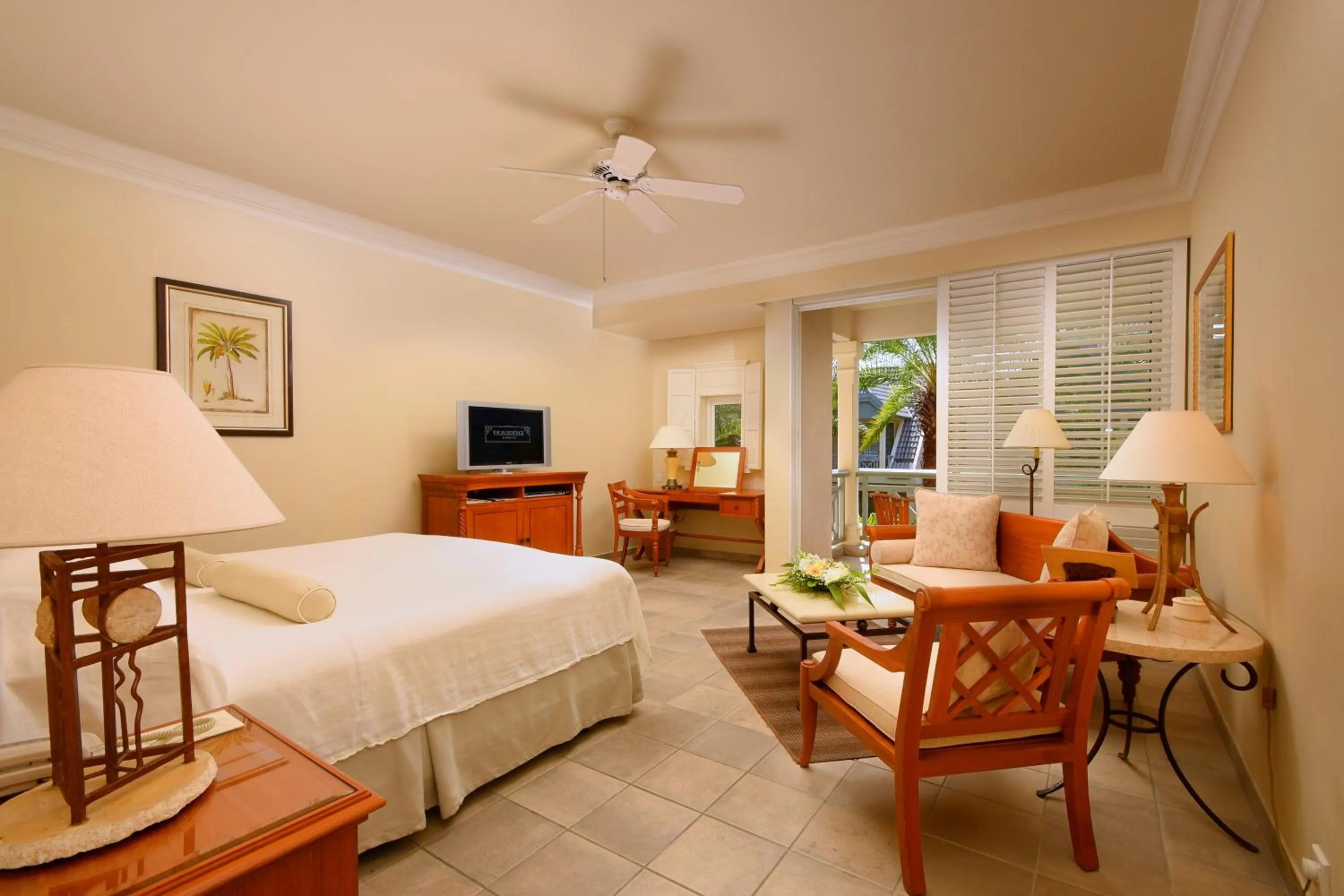 Double or Twin Colonial Garden View Room in The Residence Mauritius