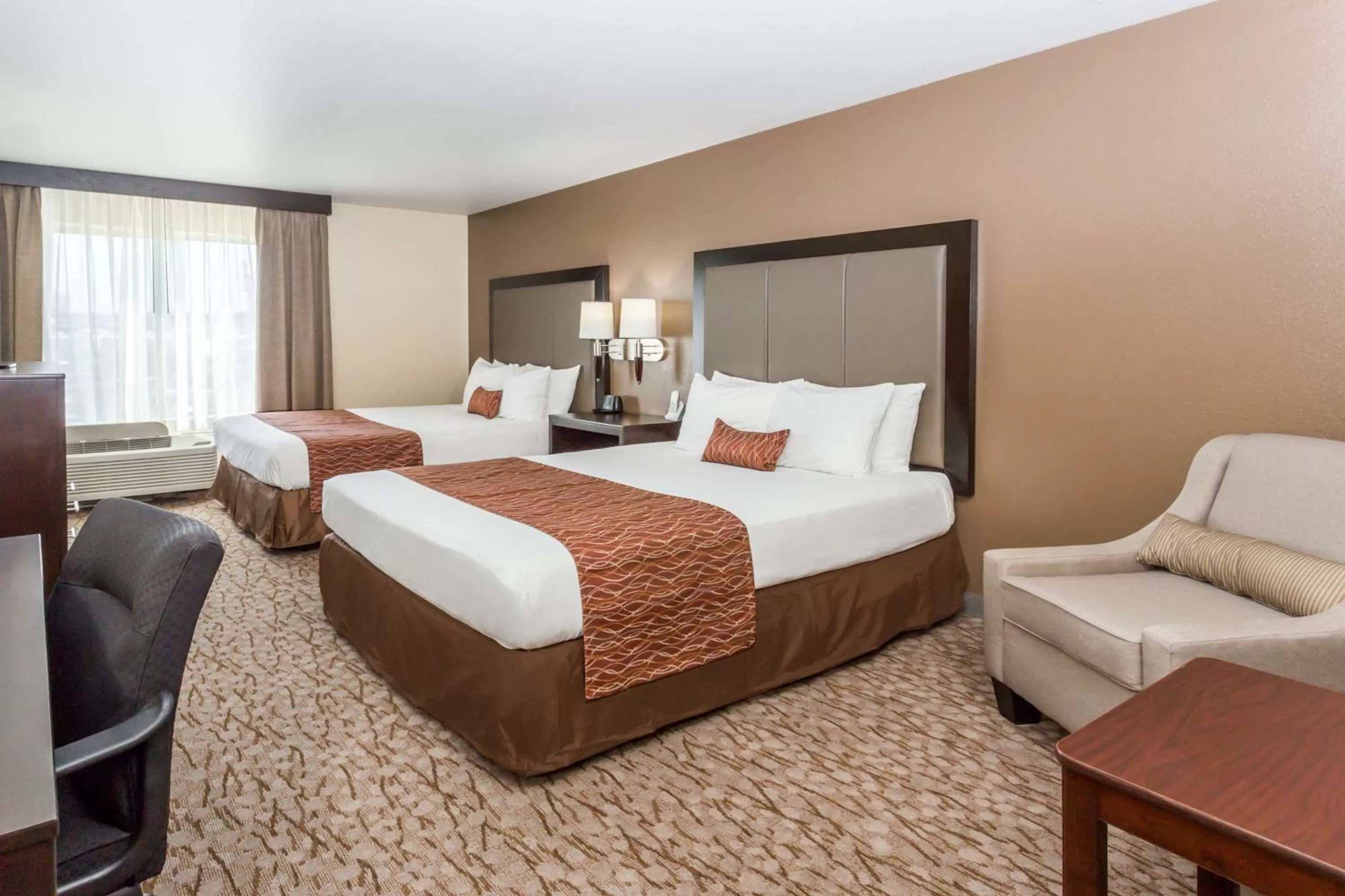 Queen Room with Two Queen Beds - Mobility Access/Non-Smoking in Wingate by Wyndham Joliet