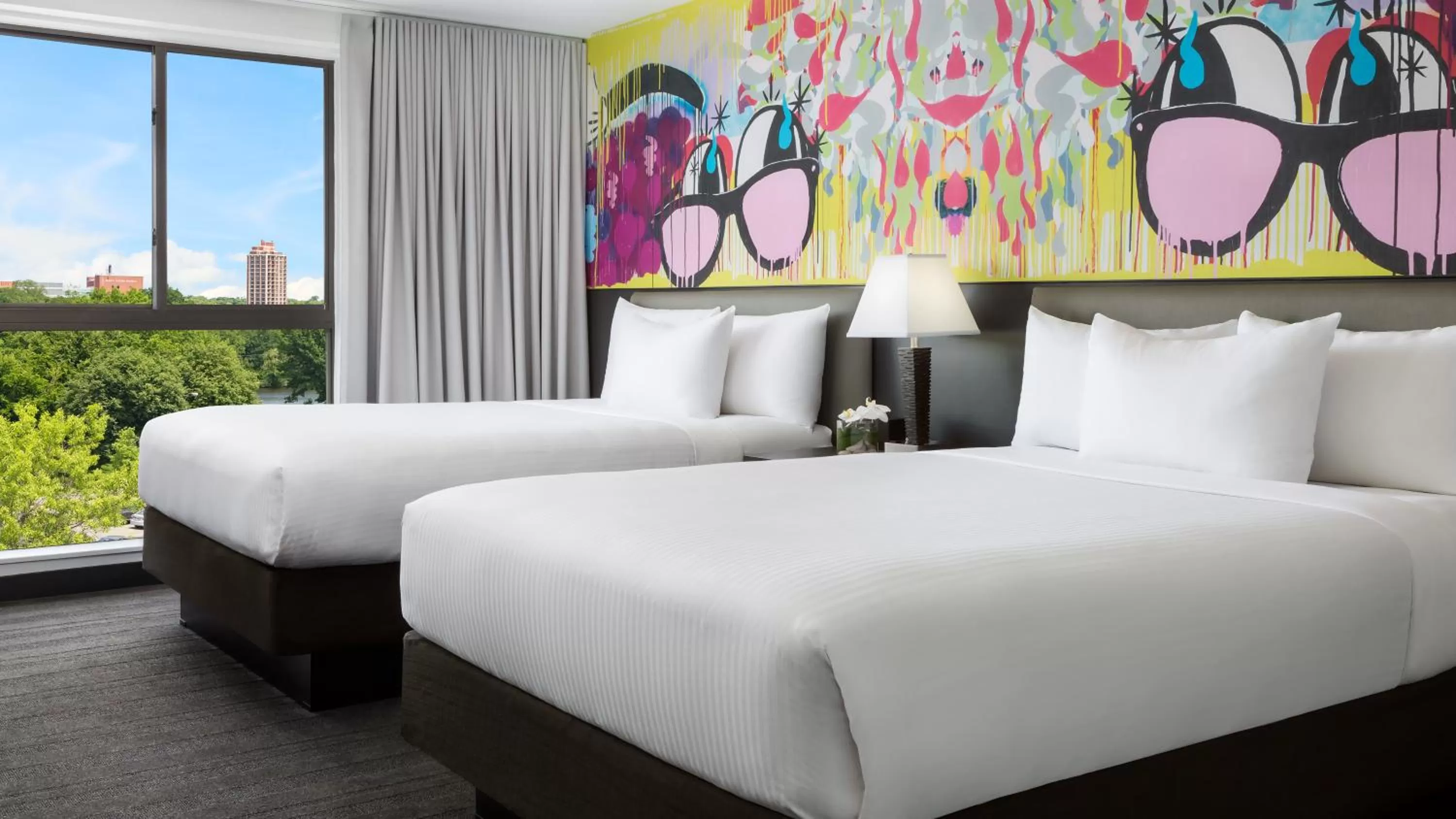 Queen Room with Two Queen Beds - Disability Access in Studio Allston Hotel Boston