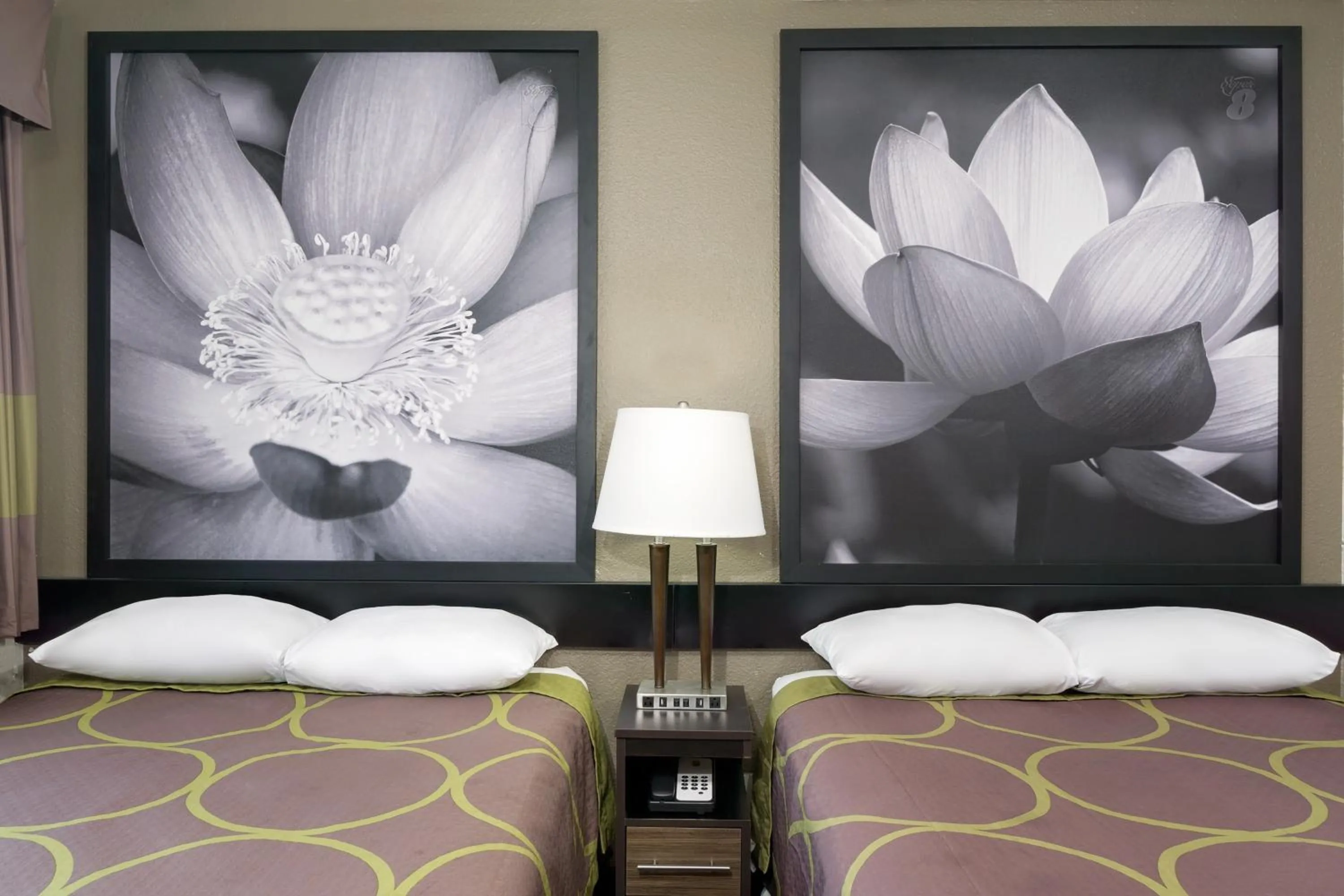 Double Room with Two Double Beds - Non-Smoking in Super 8 by Wyndham Florence