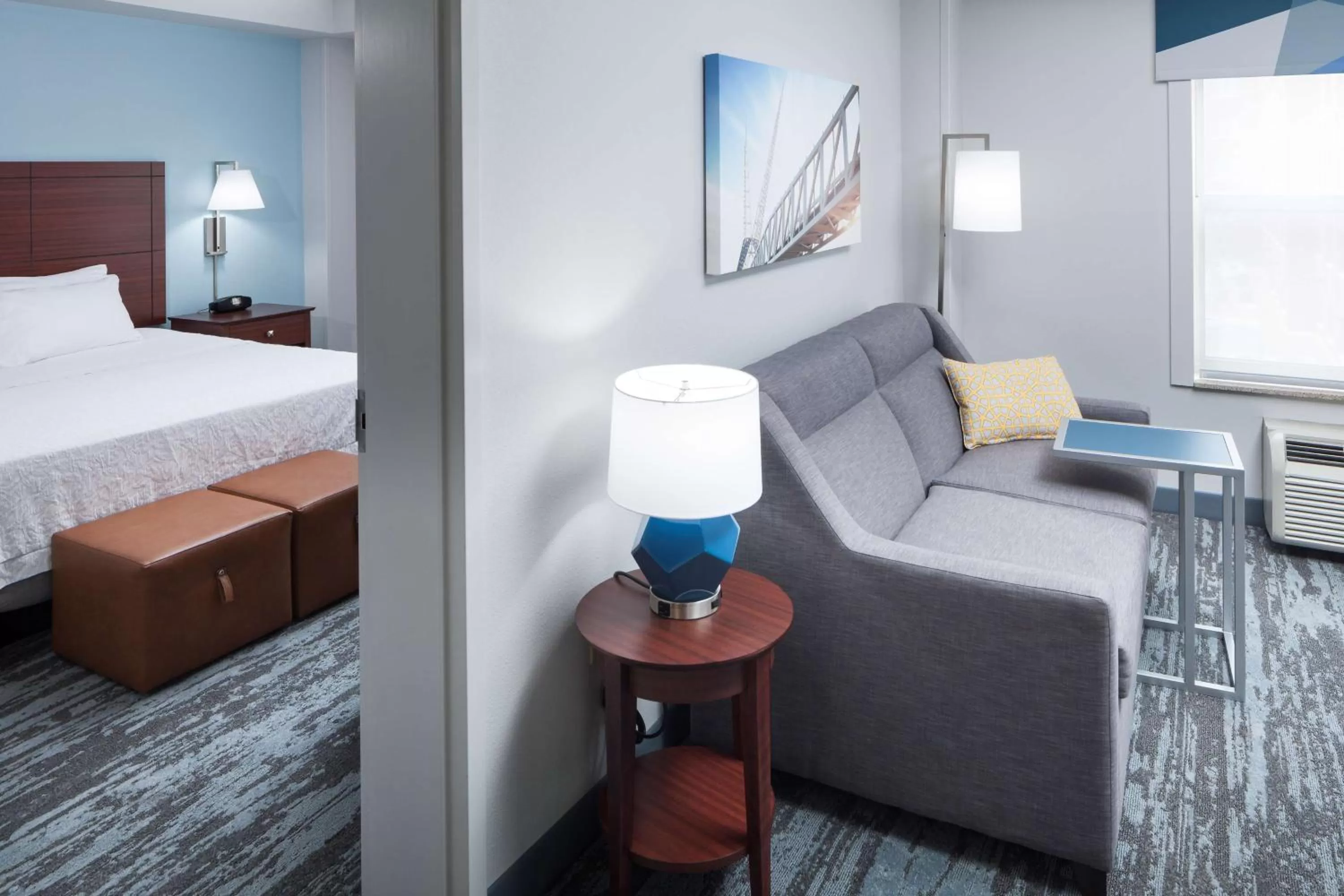 One-Bedroom King Suite - Non-Smoking in Hampton Inn & Suites Oklahoma City-Bricktown