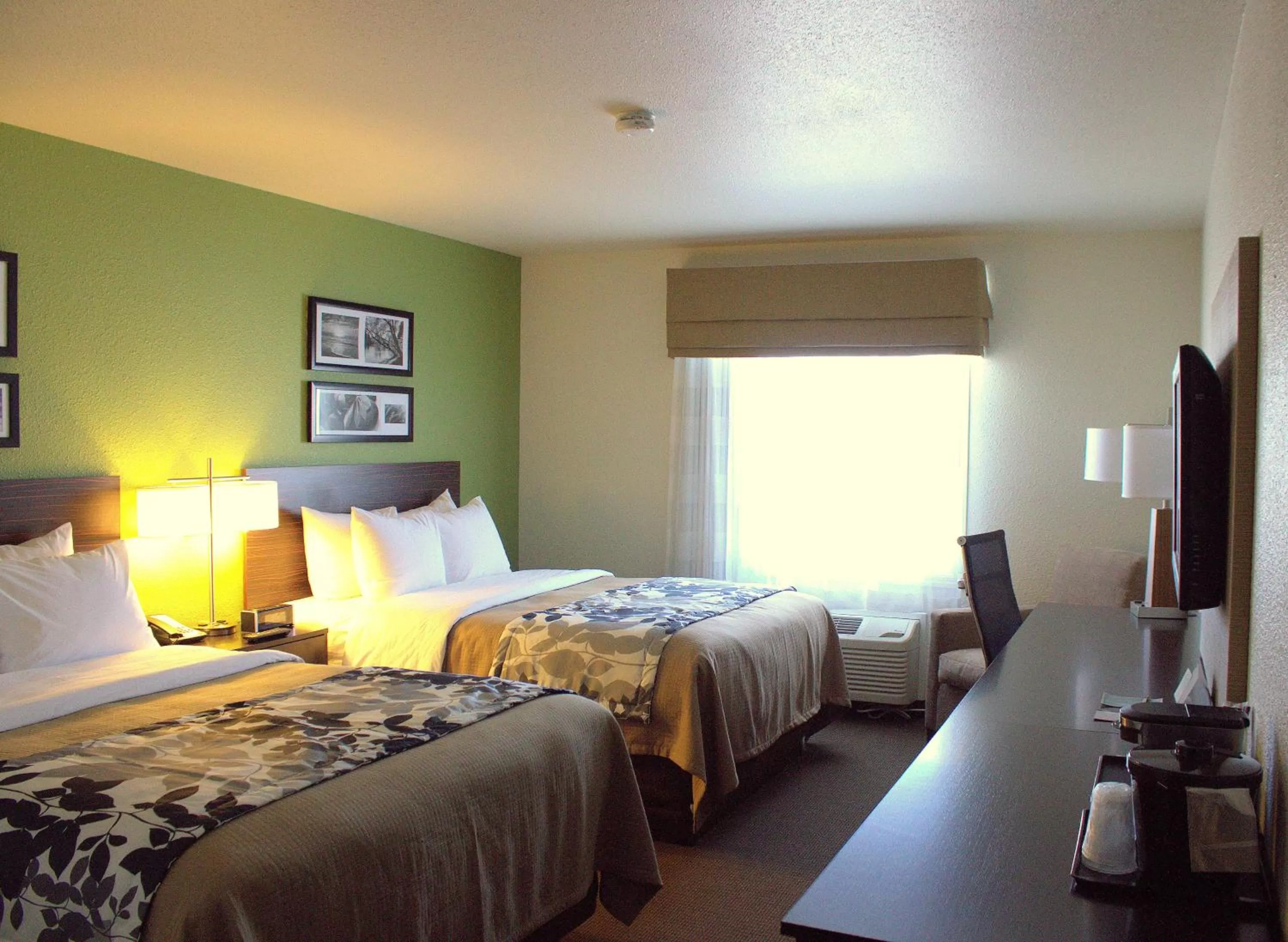Queen Room with Two Queen Beds - Non-Smoking in Sleep Inn Regina East