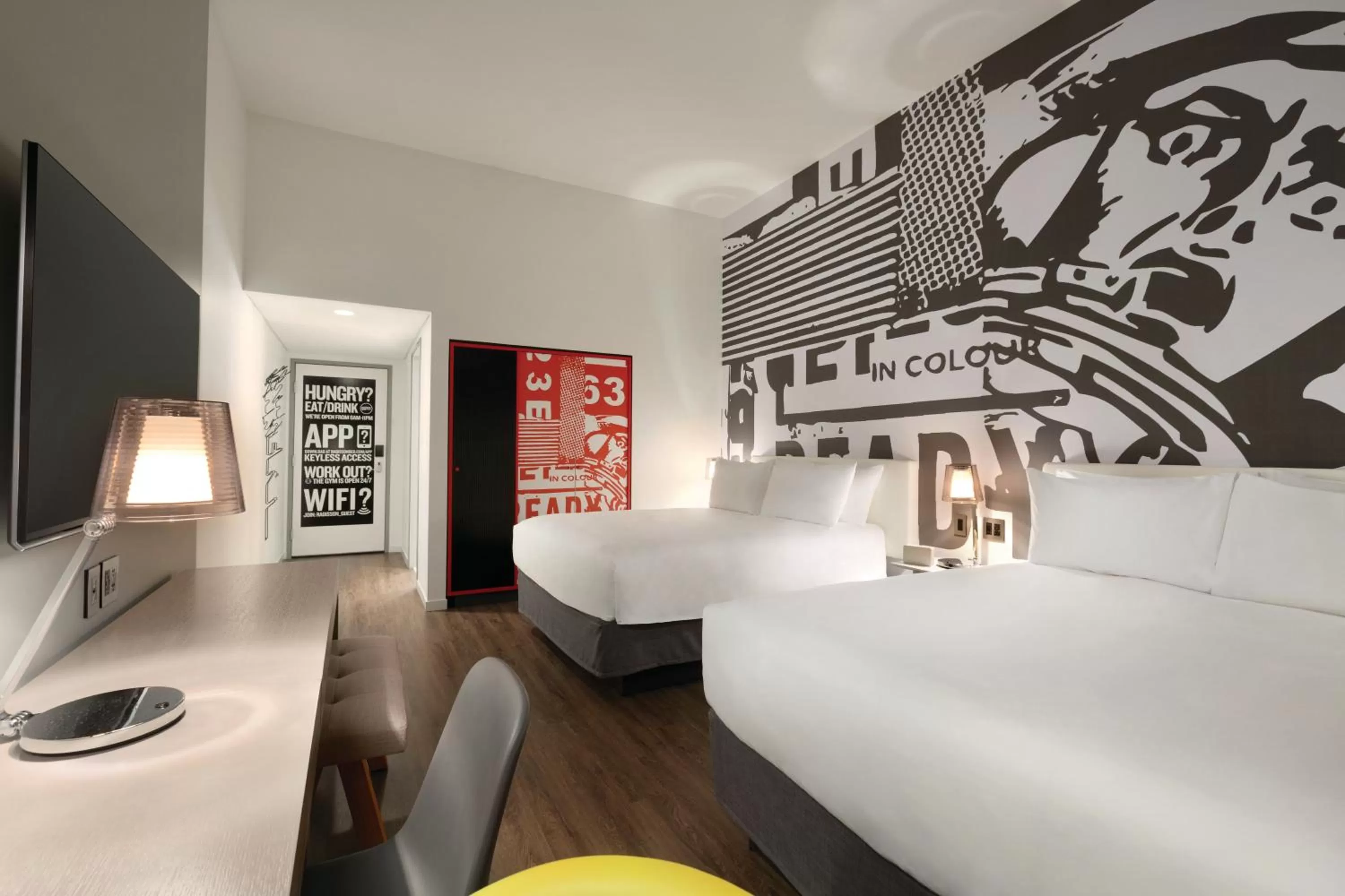 Queen Studio with Two Queen Beds in Radisson Red Minneapolis Downtown