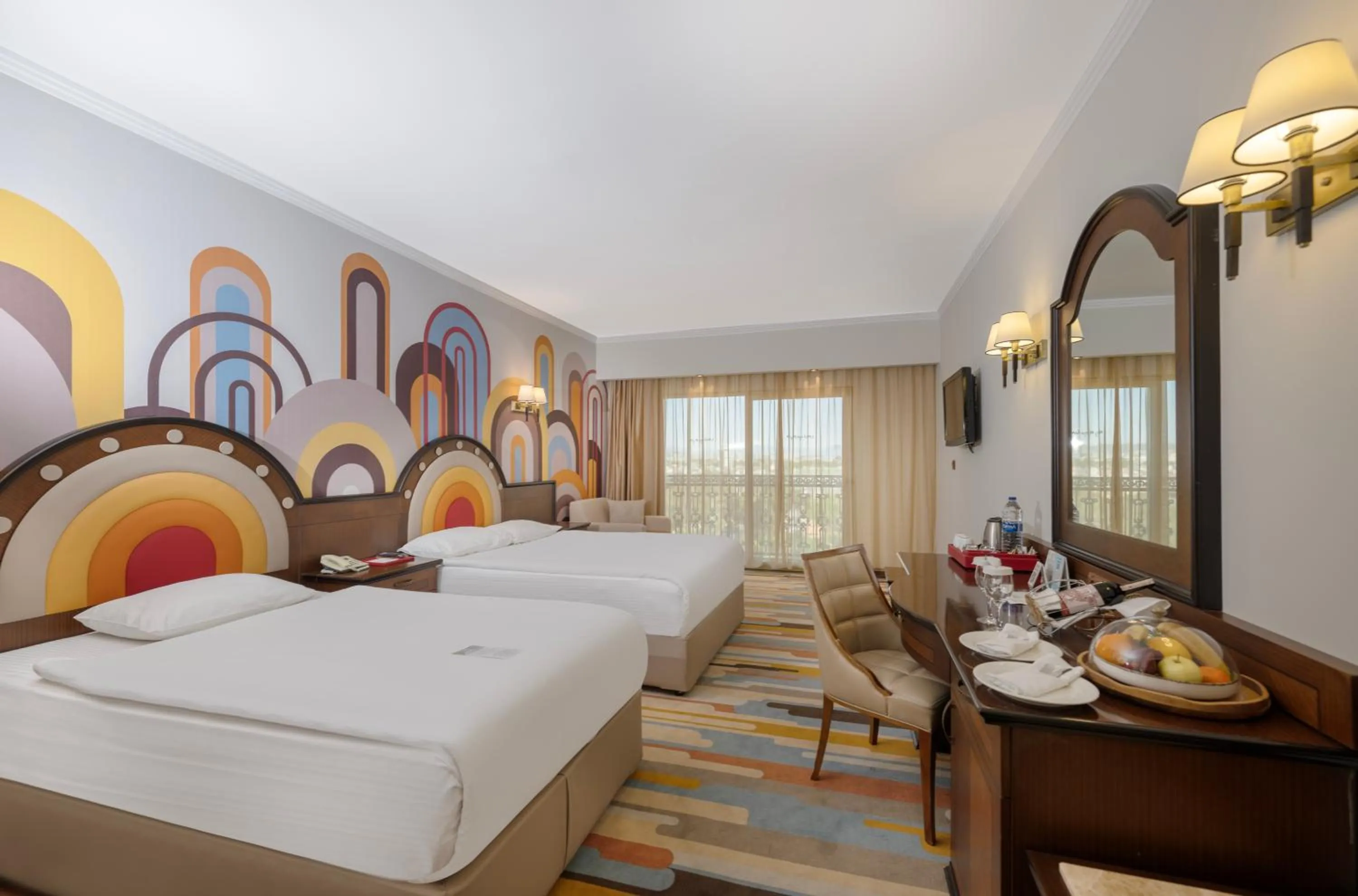 Family Room Side Sea View in Megasaray Westbeach Antalya