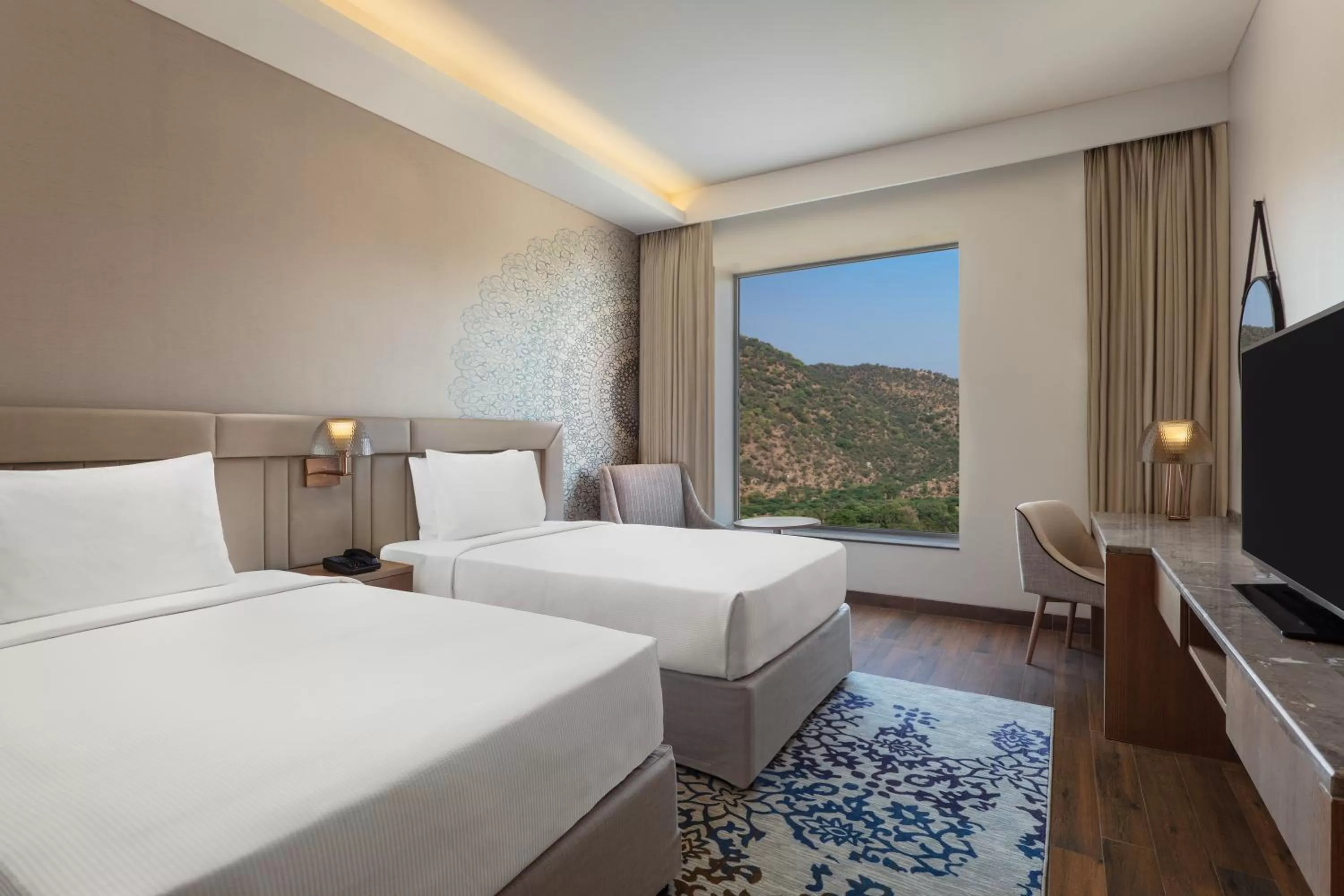 Twin Room in DoubleTree By Hilton Jaipur Amer