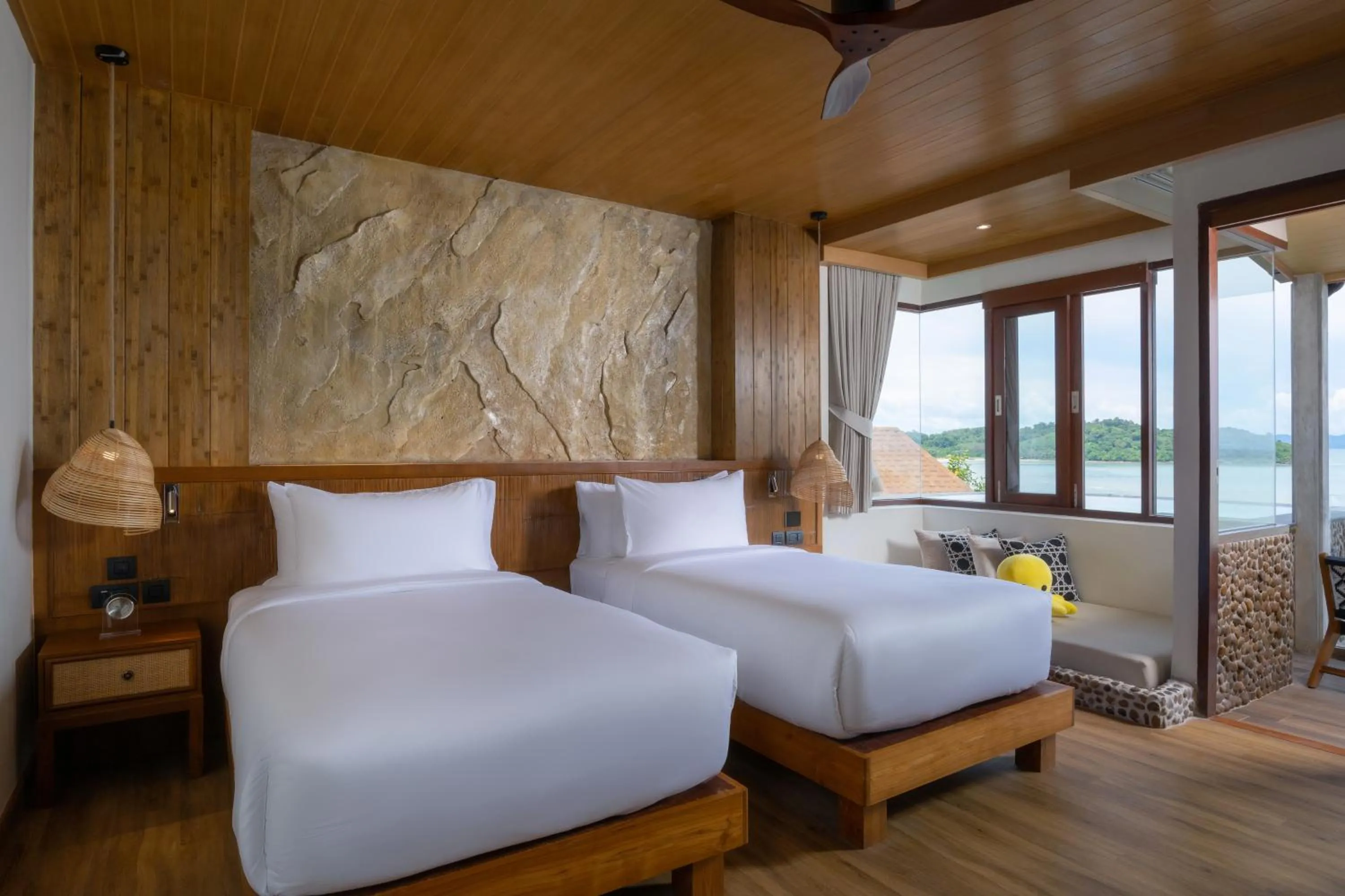 Studio Ocean View Twin Bed in SINAE Phuket Luxury Hotel