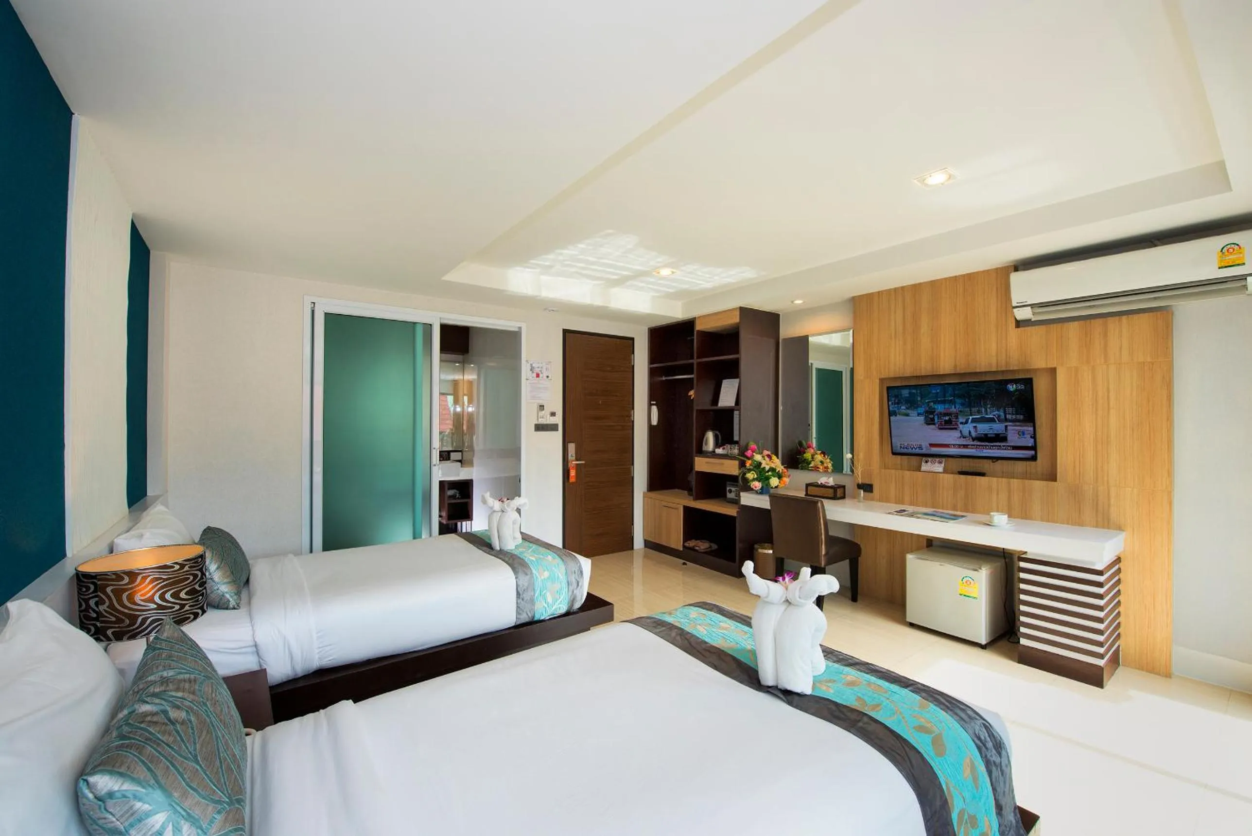 Deluxe Twin Room in The Nice Krabi Hotel