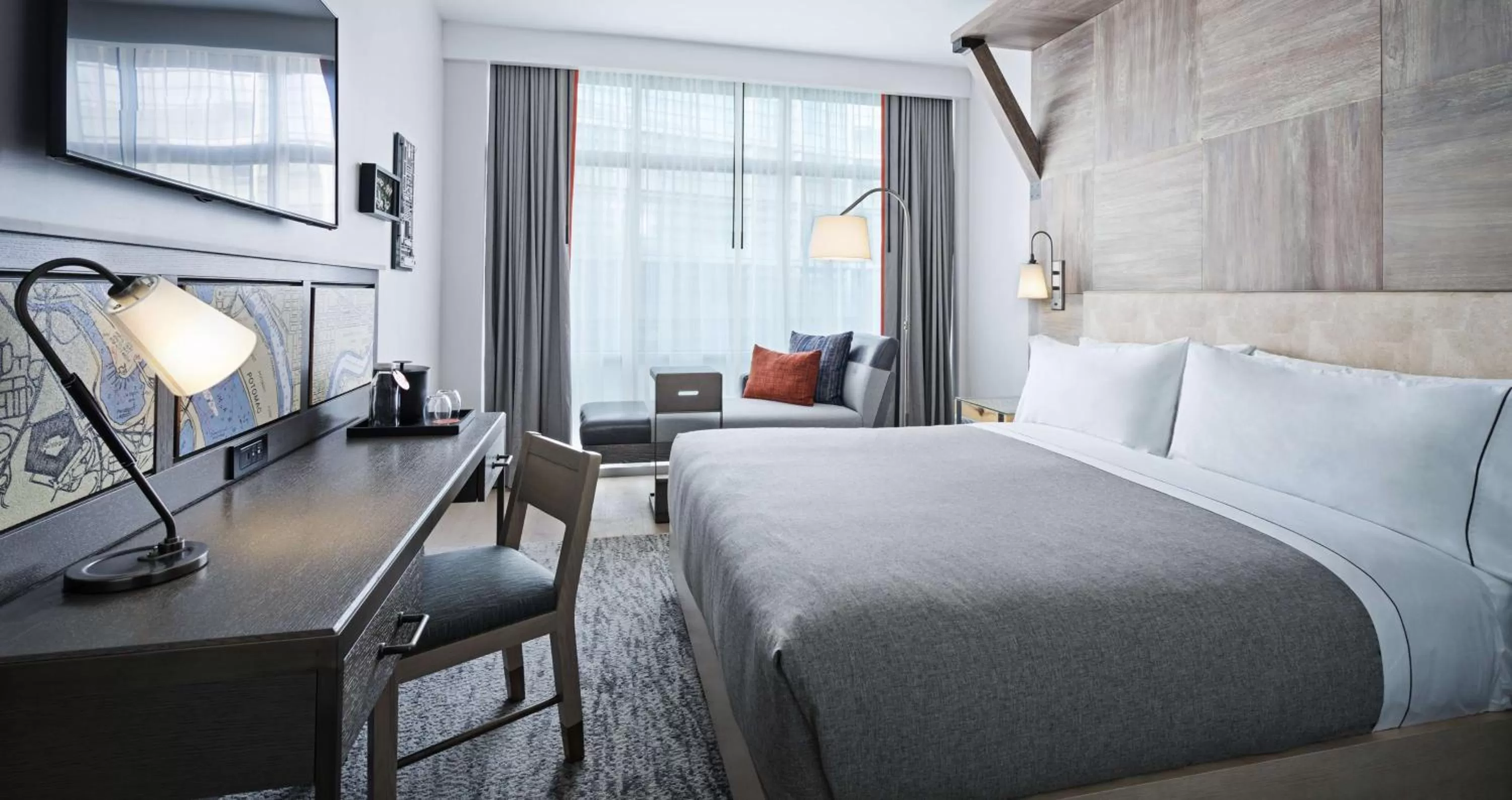 King Room with View in Canopy By Hilton Washington DC The Wharf