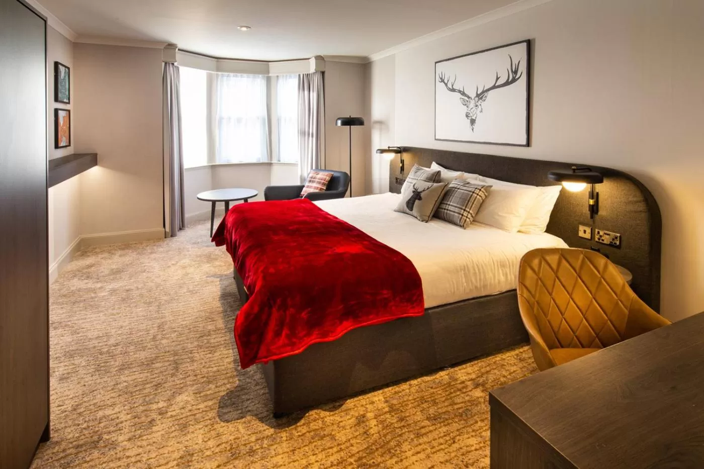 Bedroom, Bed in Bruntsfield Hotel