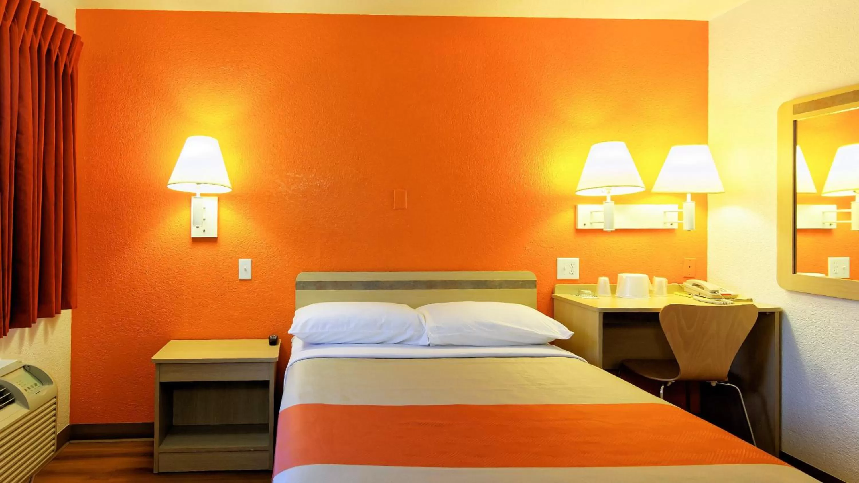 Bed in Motel 6-Chico, CA