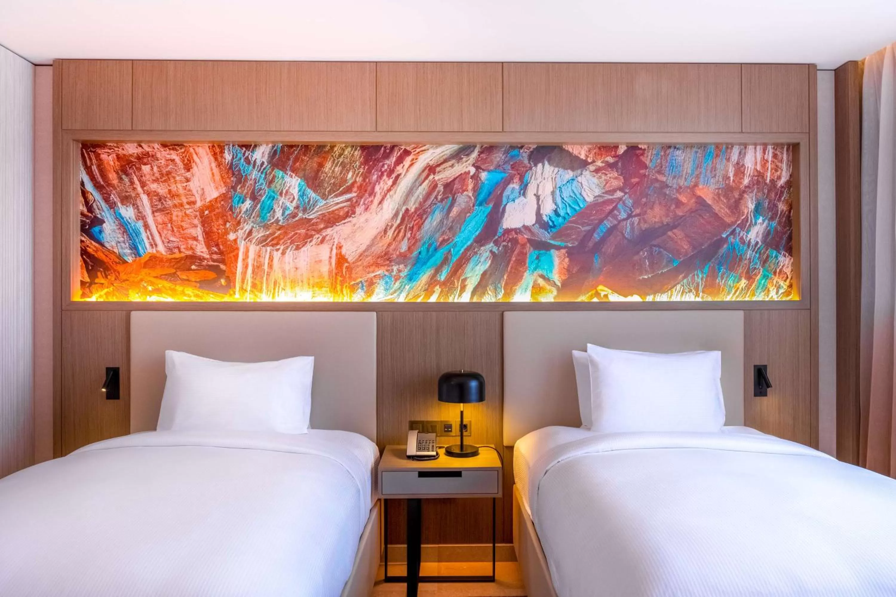 Double Room with Two Double Beds and River View in Hilton Kinshasa