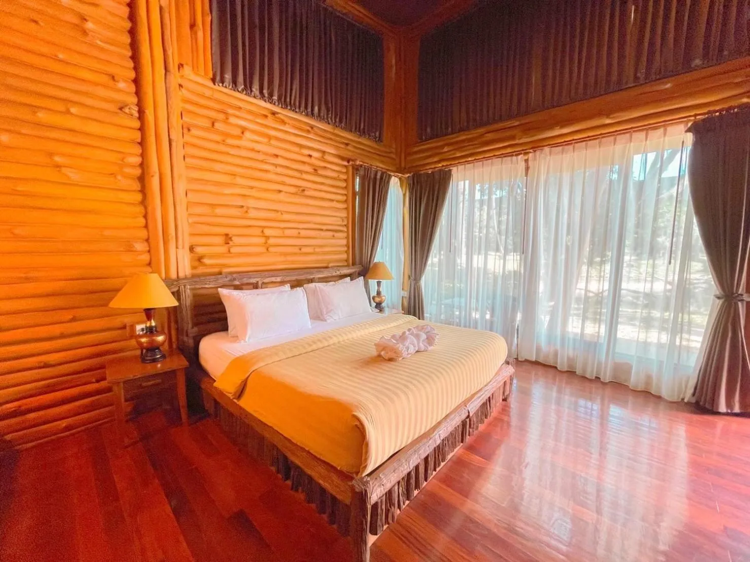 Teak Double Room in Blues River Resort