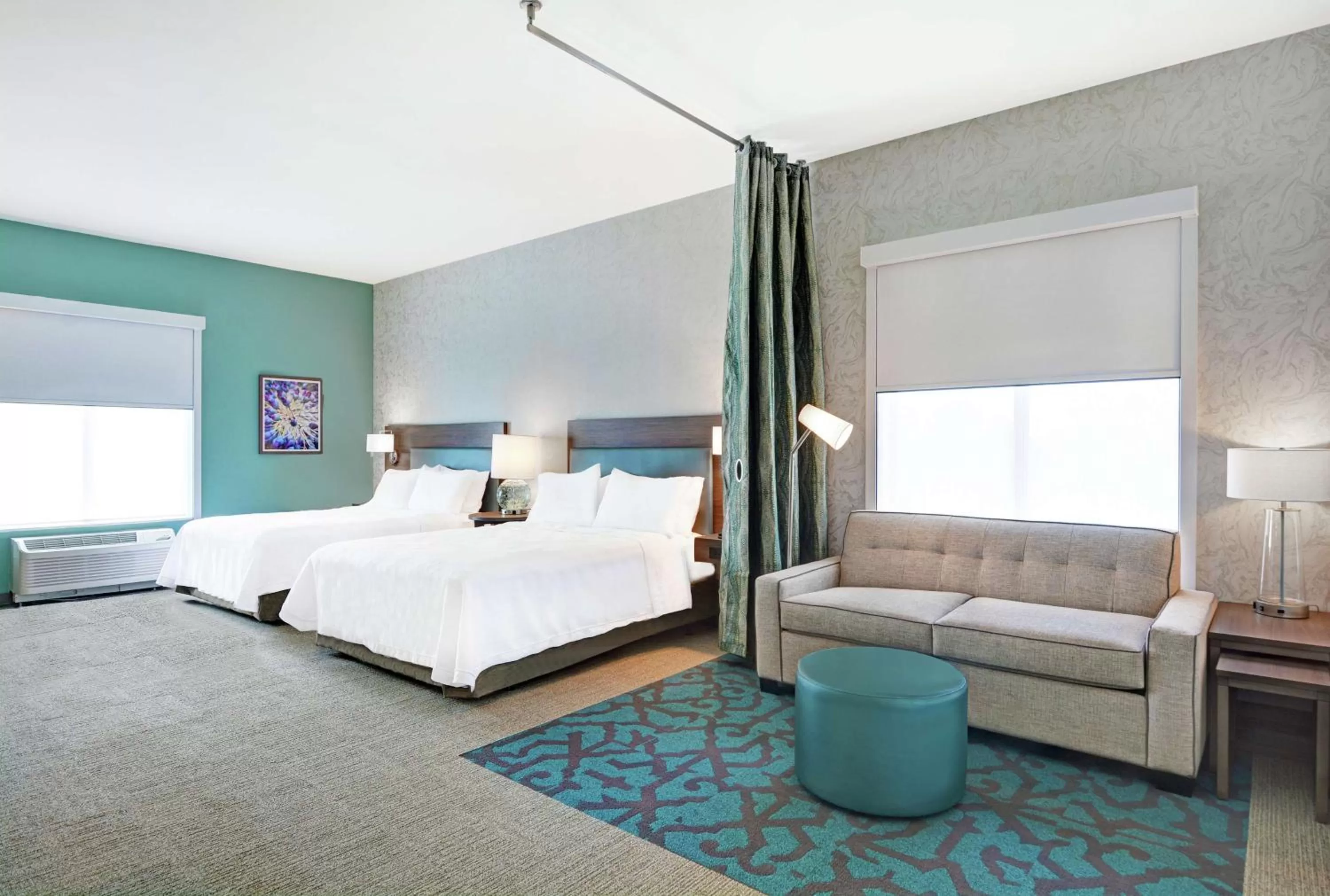 Premium Queen Studio with Two Queen Beds - Non-Smoking in Home2 Suites By Hilton Charleston Daniel Island, Sc