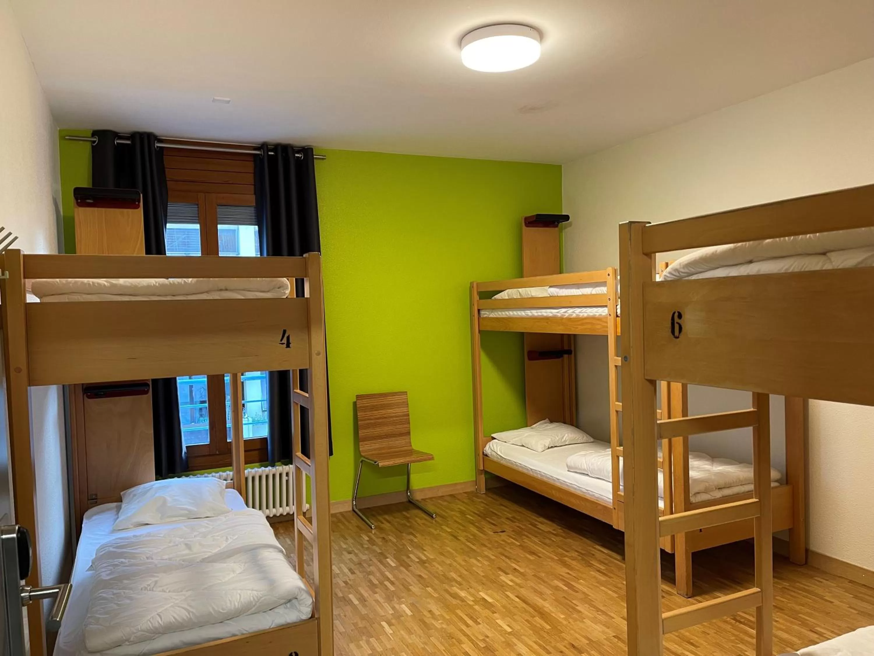 Single Bed in Female Dormitory Room in Geneva Hostel
