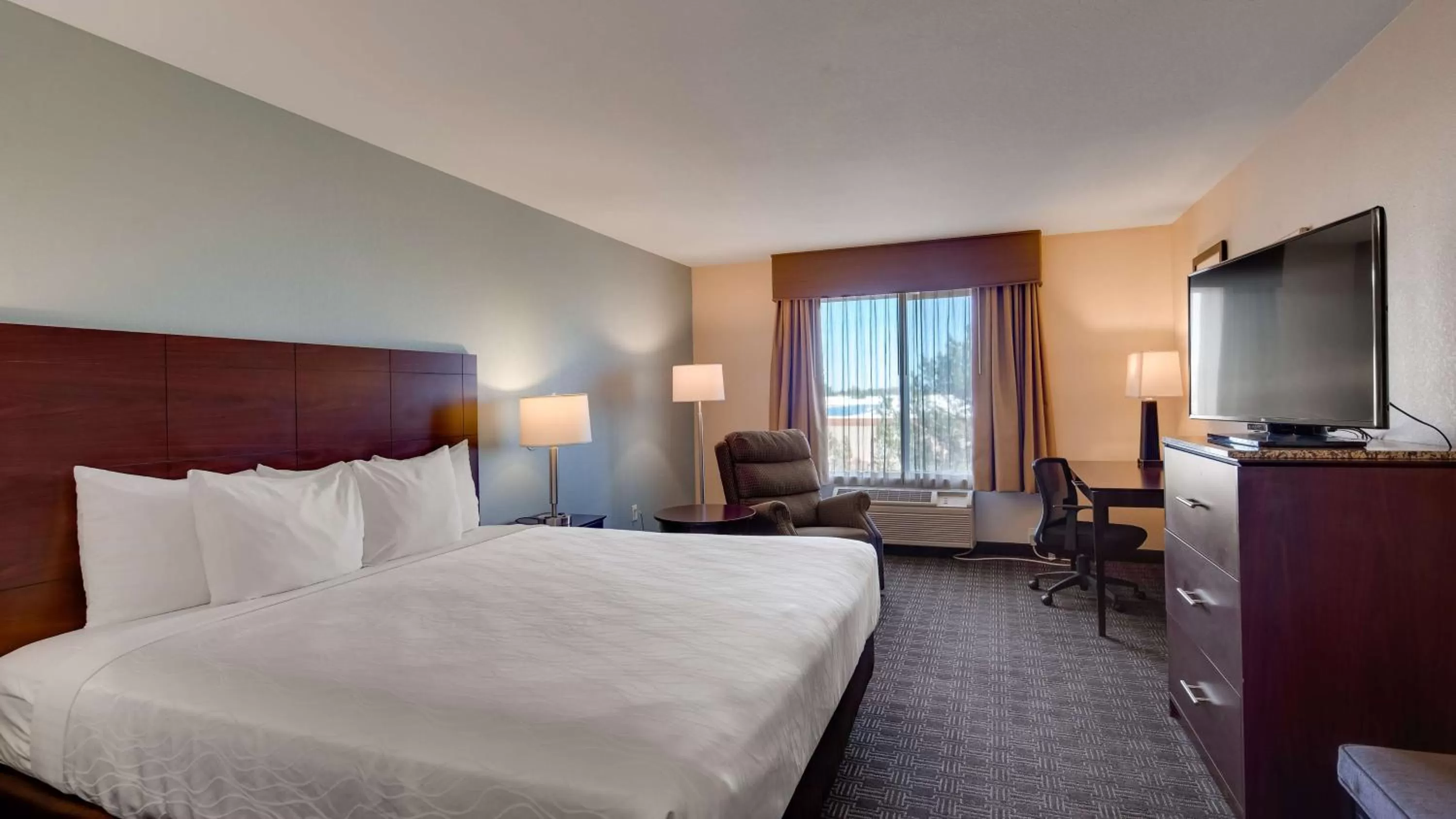 King Room with Roll-In Shower - Mobility Access/Communication Assistance in Best Western Plus Gateway Inn & Suites - Aurora