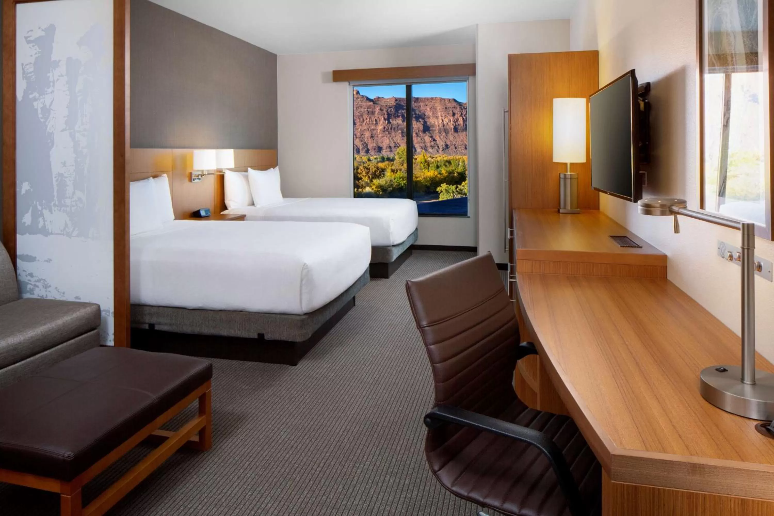 Queen Room with Two Queen Beds, Sofa Bed and Accessible Tub in Hyatt Place Moab