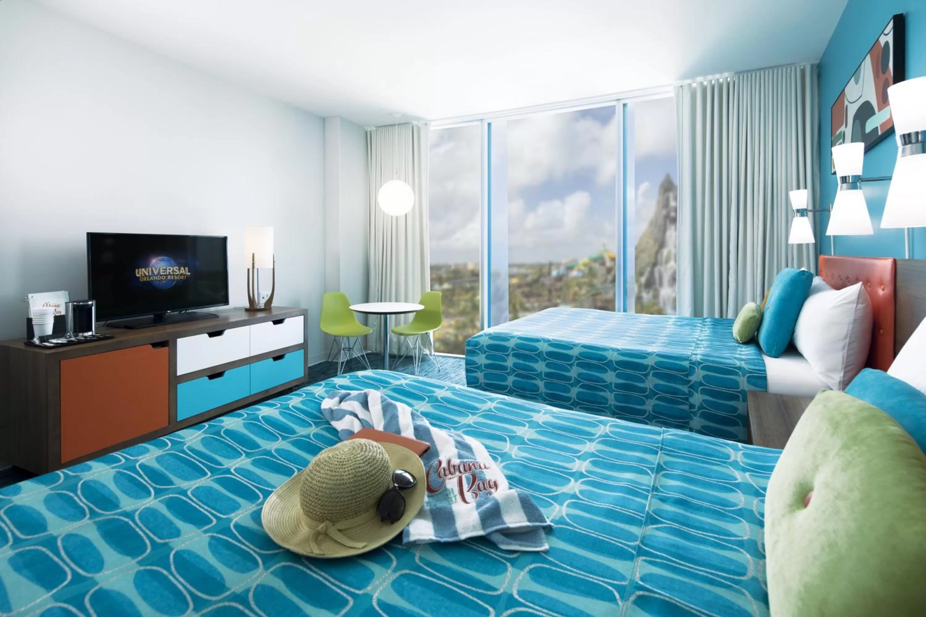 Standard Room with ADA Tub Mobility Accessible Volcano Bay View (Includes Early Park Admission) in Universal's Cabana Bay Beach Resort