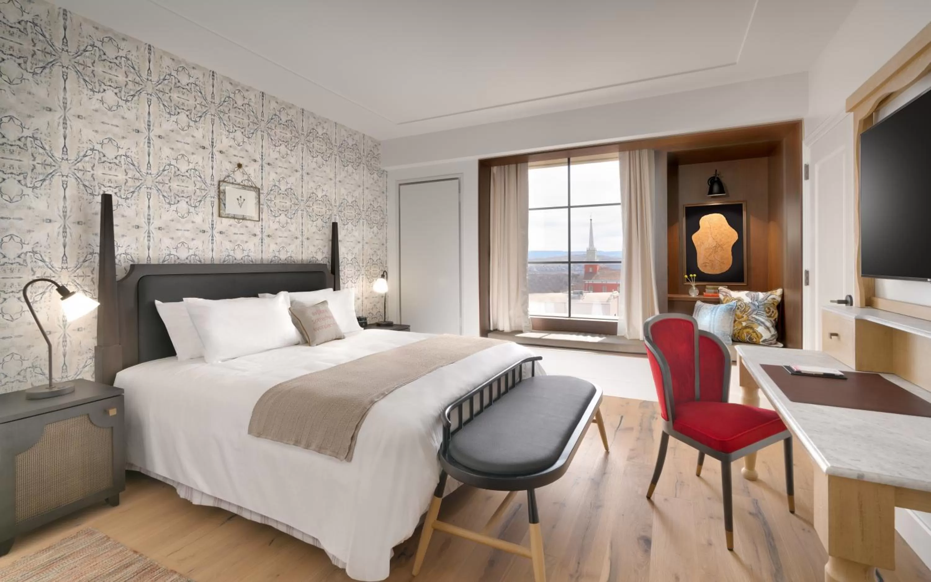 Guest room, 1 King, City view in The Advenire, Autograph Collection