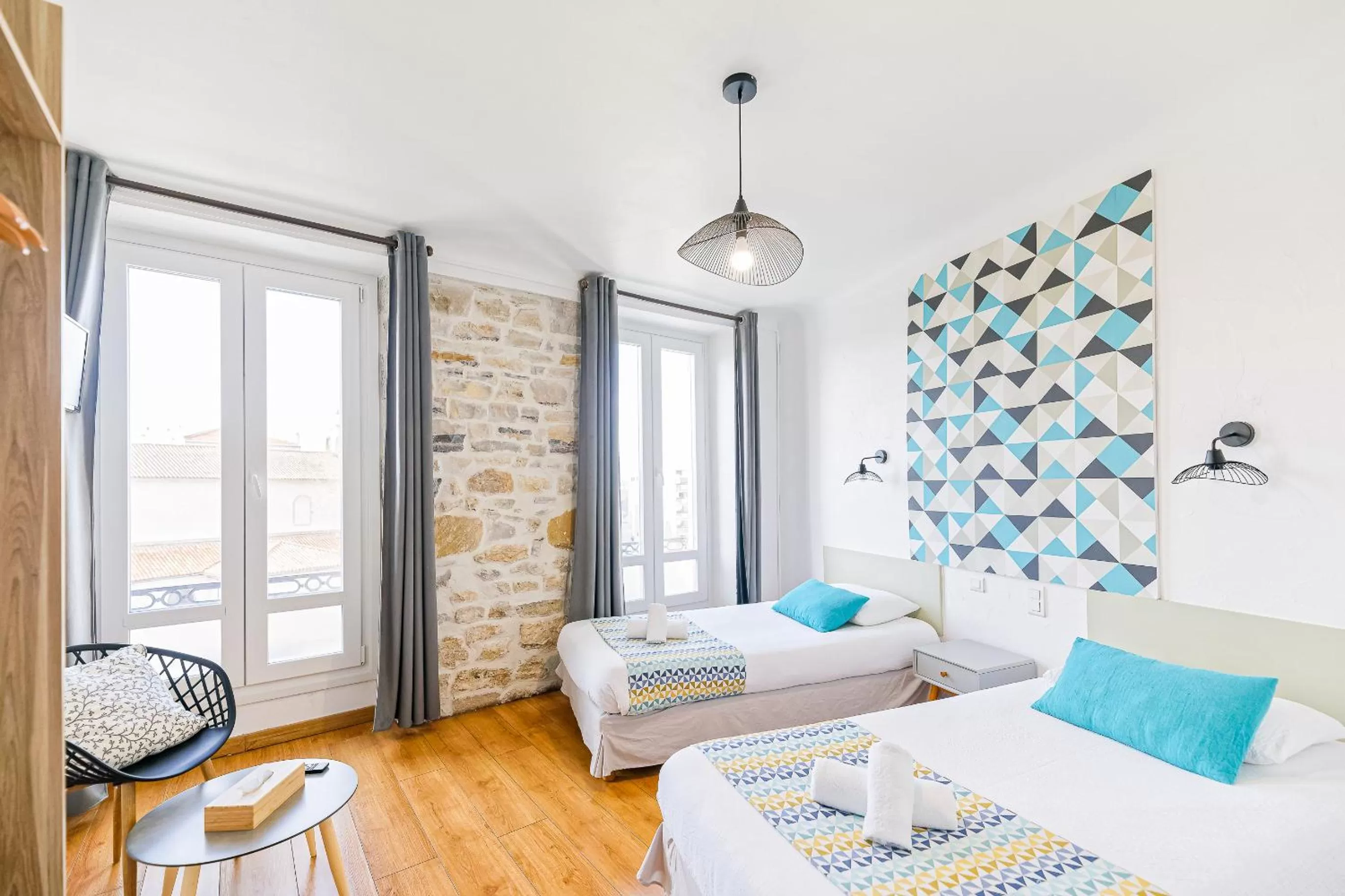 Twin Room in Hotel Cote Basque