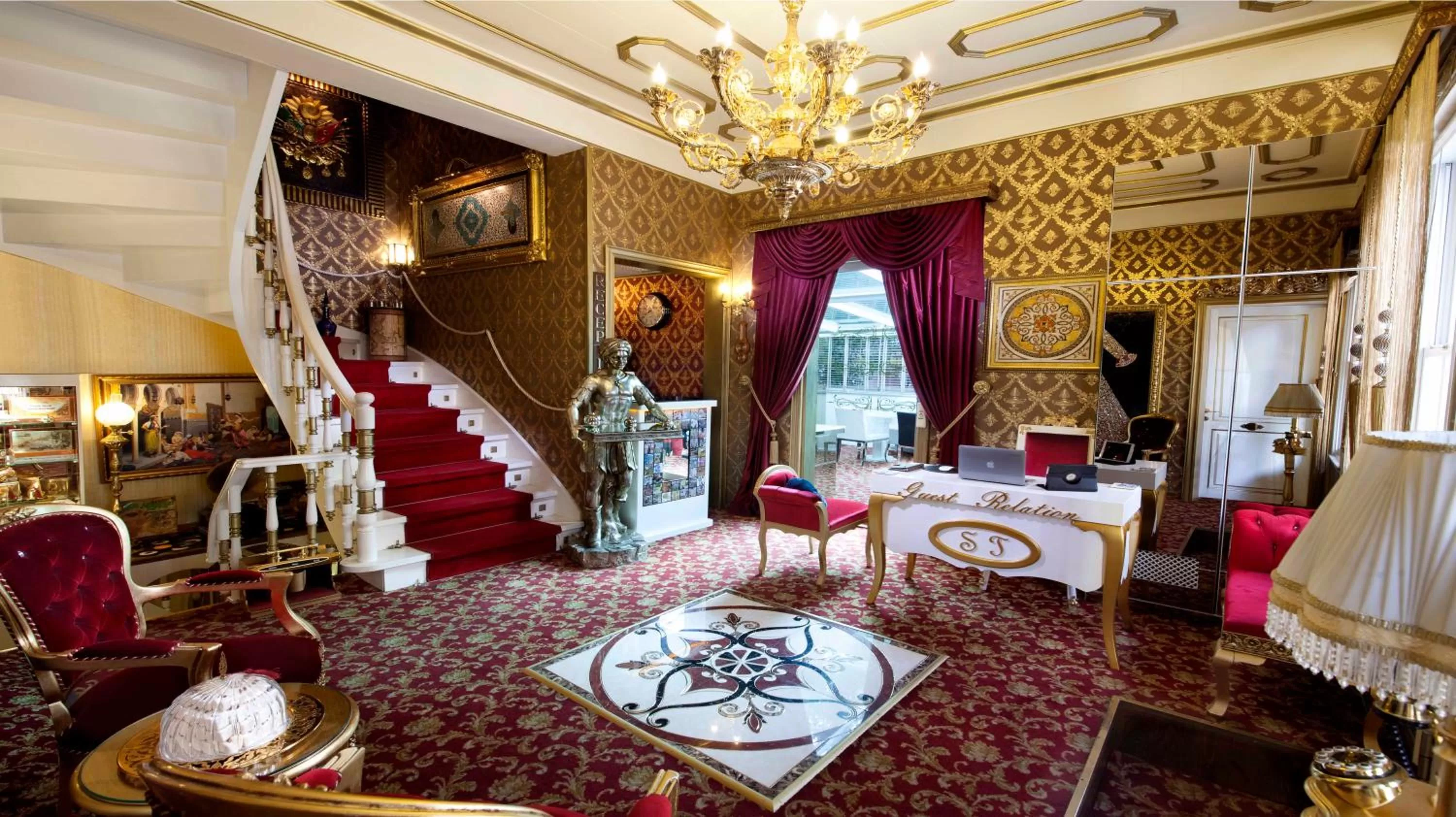 Decorative detail, Lobby/Reception in Sultan Tughra Hotel