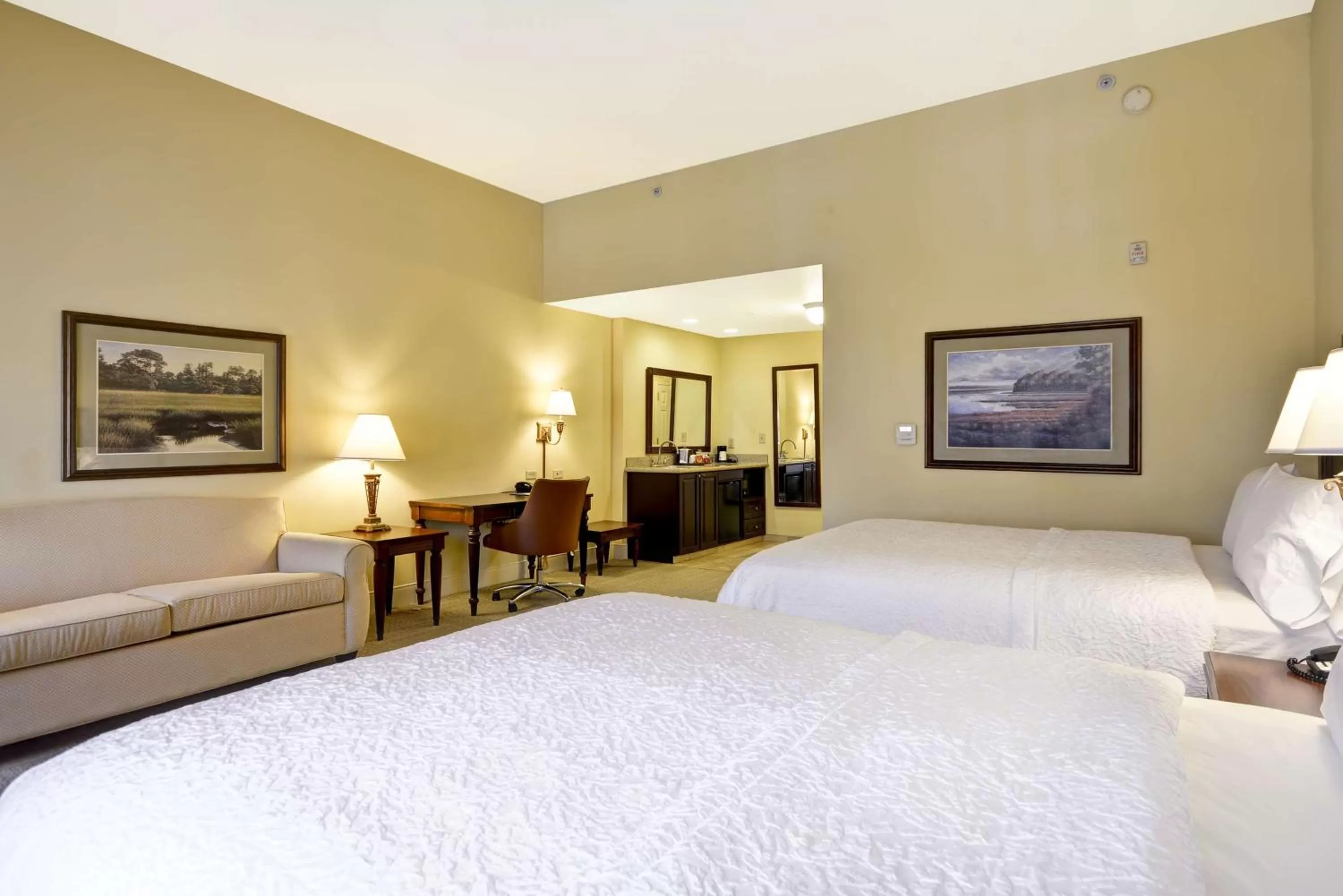 Studio Suite with Two Queen Beds and Sofa Bed - Non-Smoking in Hampton Inn & Suites Savannah Historic District