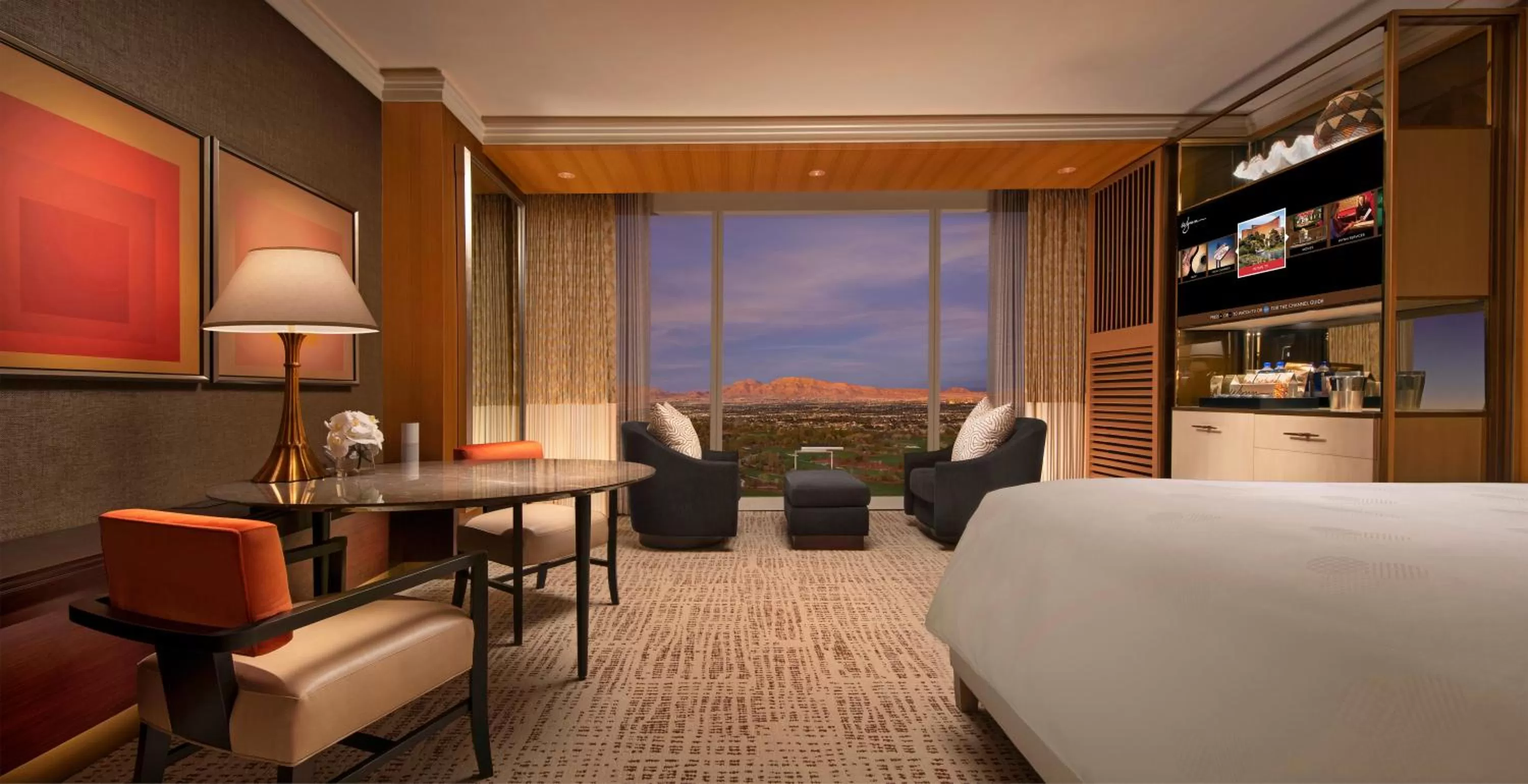 Seating area in Wynn Las Vegas