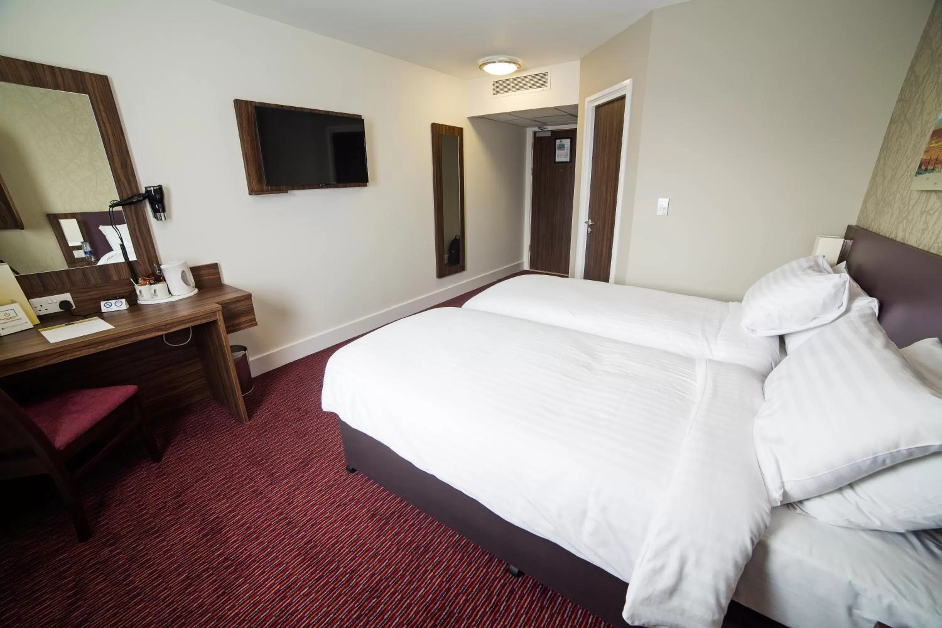 Twin Room - Disability Access in Red Squirrel, Stevenston by Marston's Inns