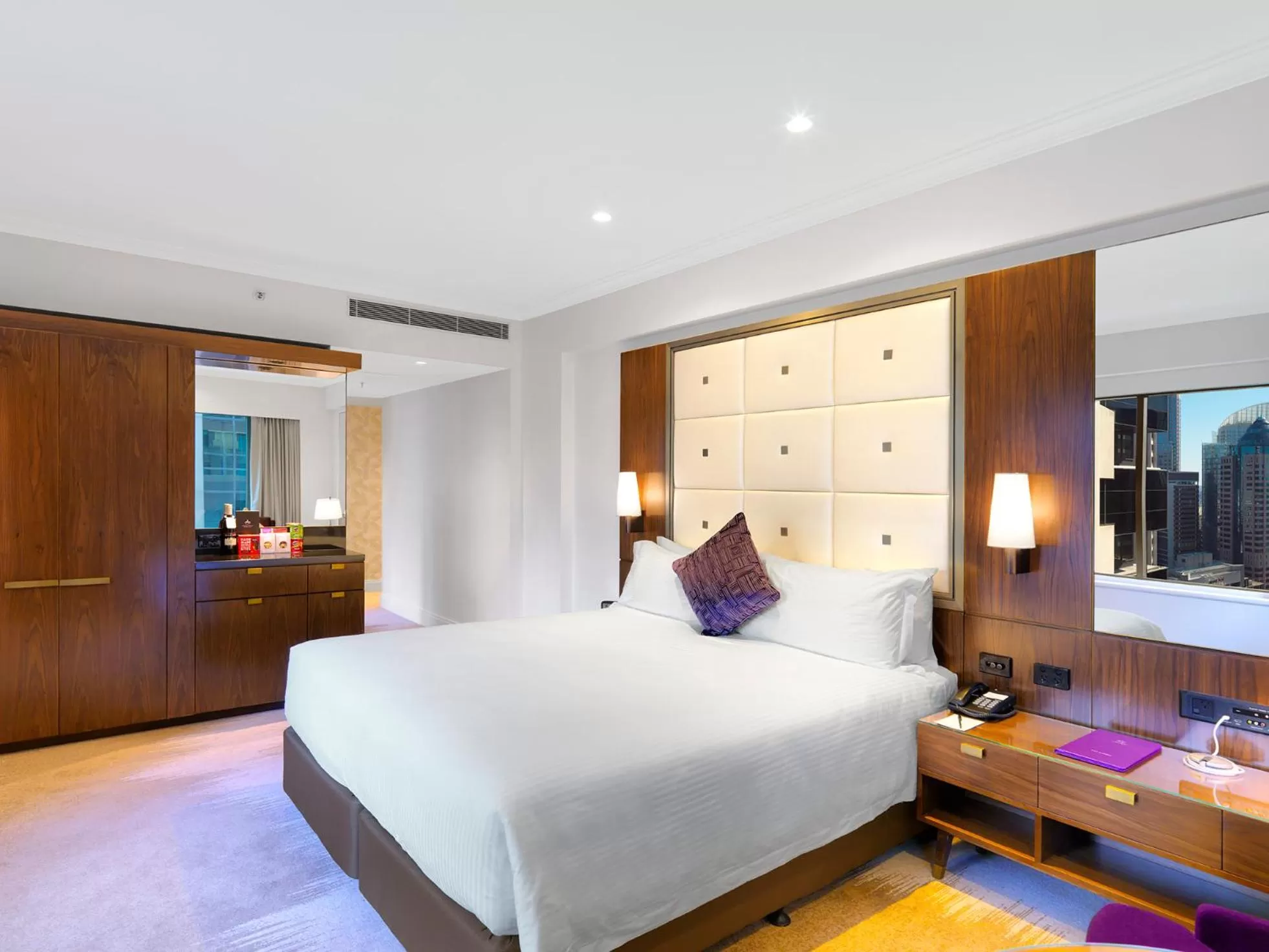 Deluxe Corner King Room in Amora Hotel Jamison Sydney