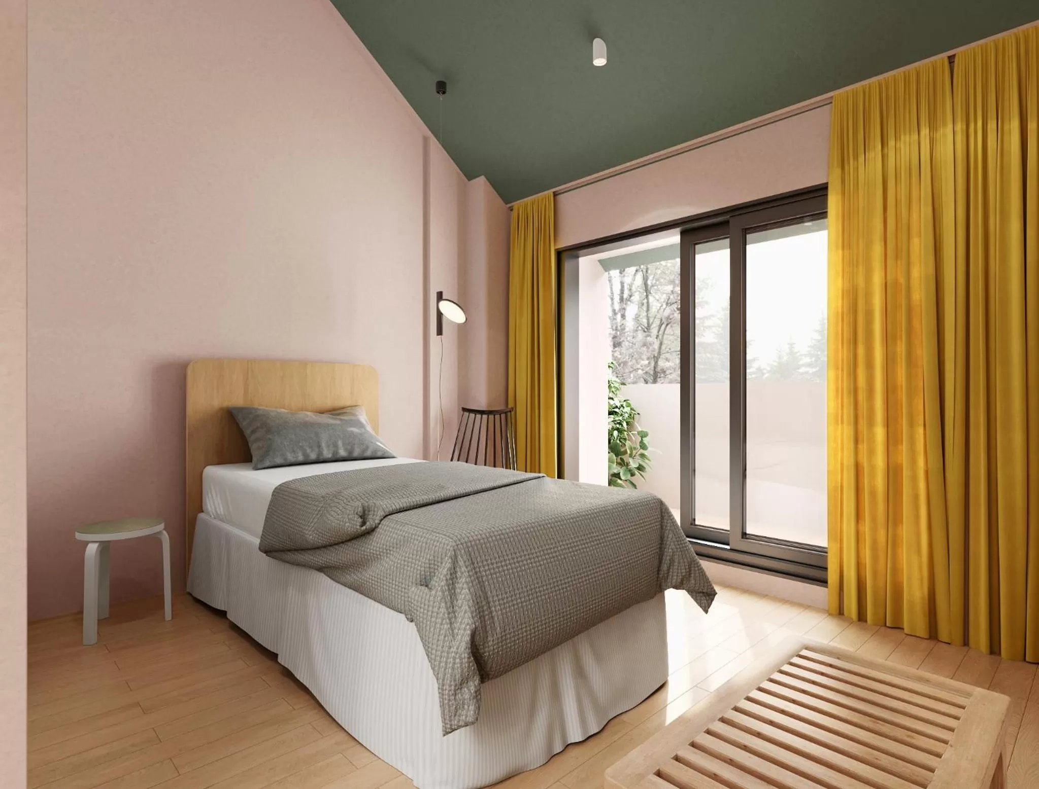 Deluxe Single Room with Balcony in Hotel Helka