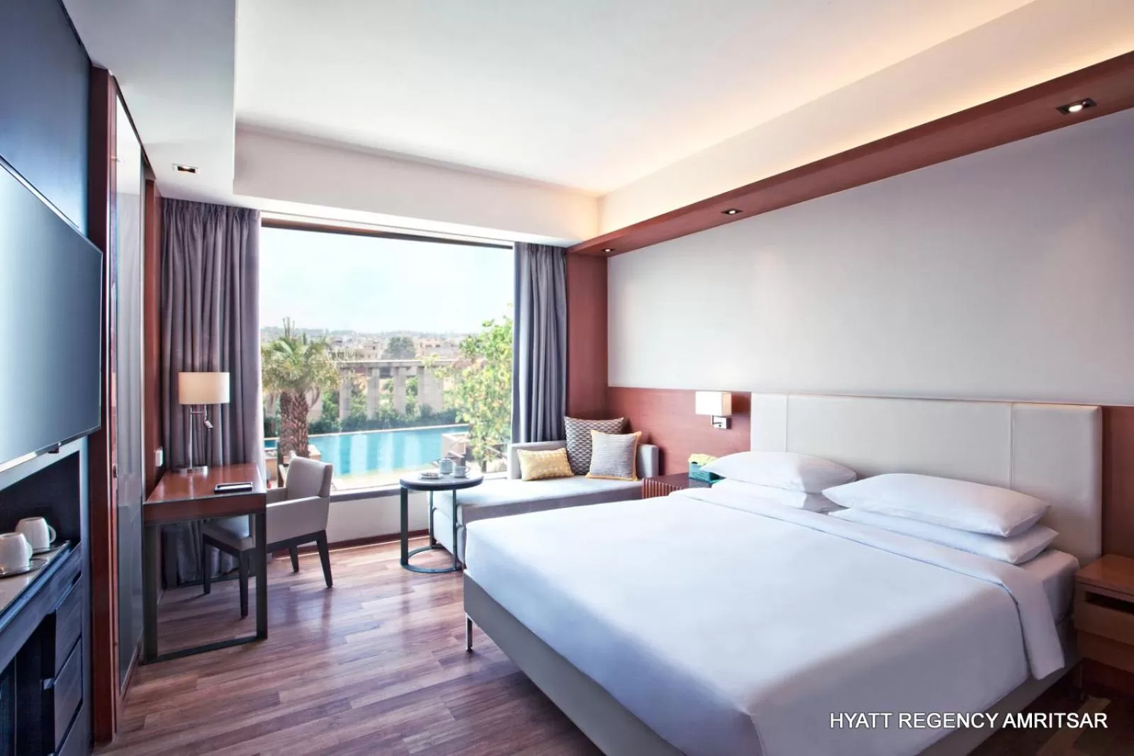 King Room with Pool View in Hyatt Regency Amritsar Hotel & Spa