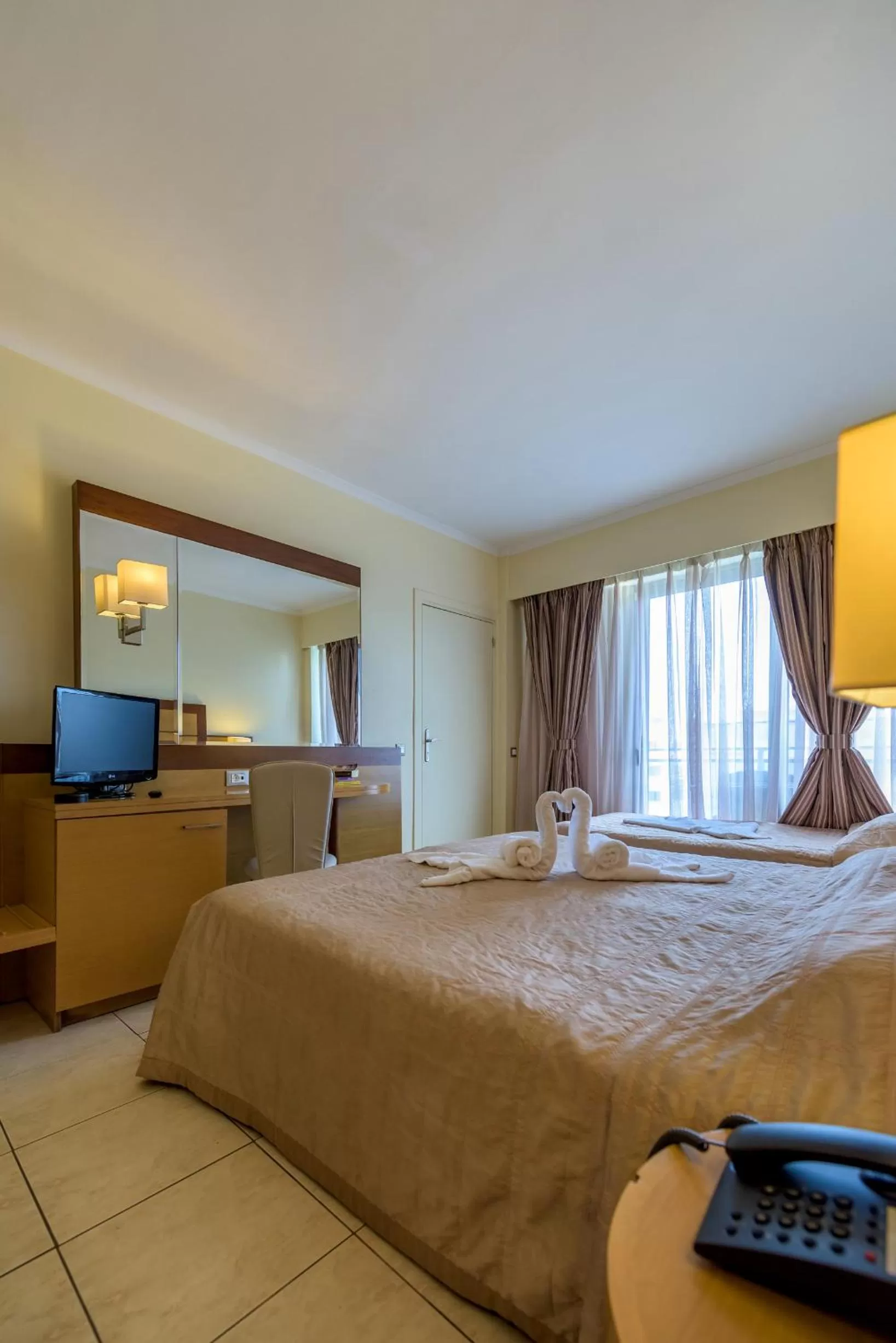Twin Room Single Use in Manousos City Hotel