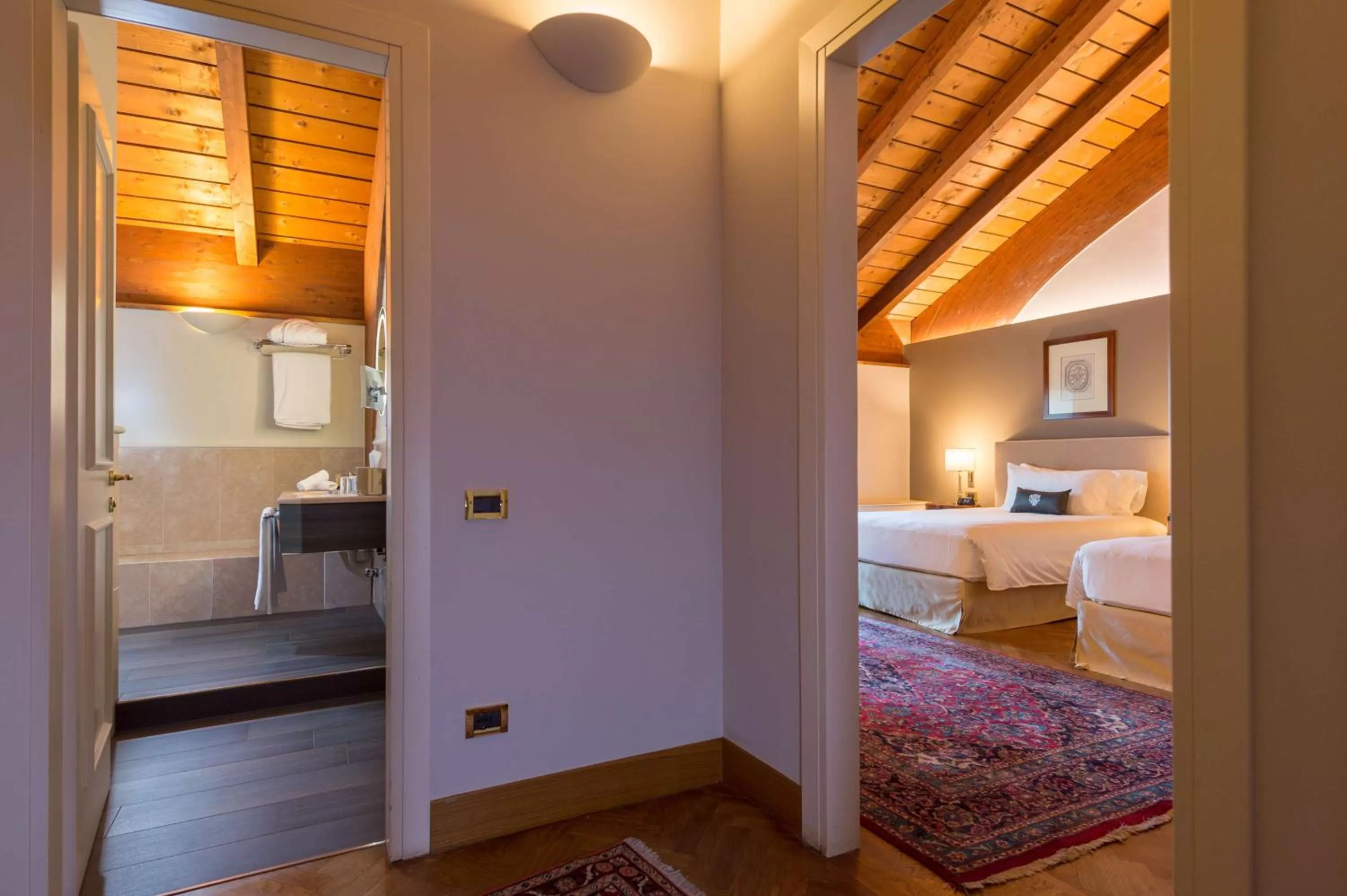 Superior Double Room with Two Double Beds in Grand Hotel Villa Torretta, Curio Collection by Hilton
