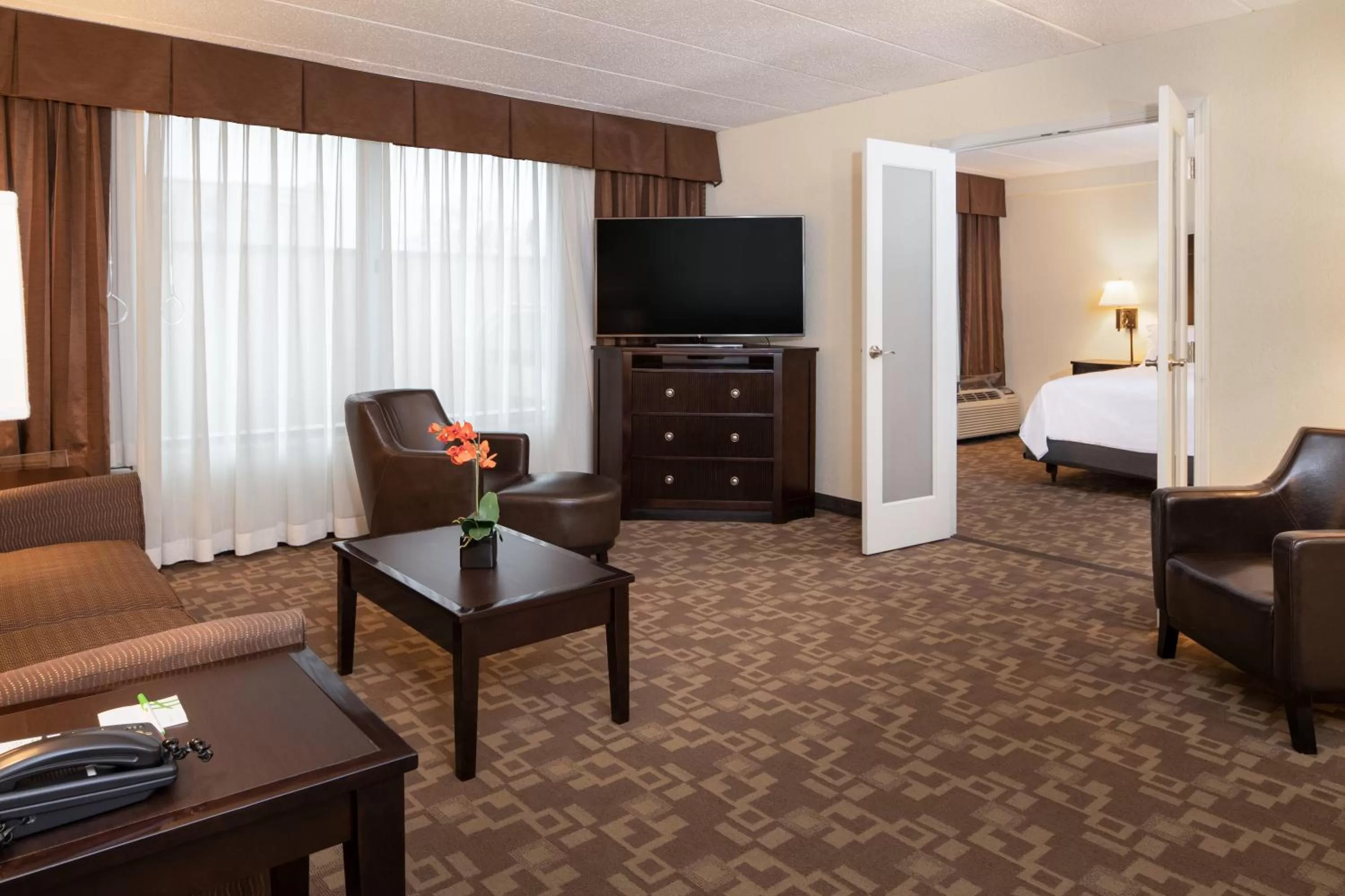 One-Bedroom Suite with Sofa Bed and Accessible Roll-In Shower in Holiday Inn and Suites Charleston West by IHG