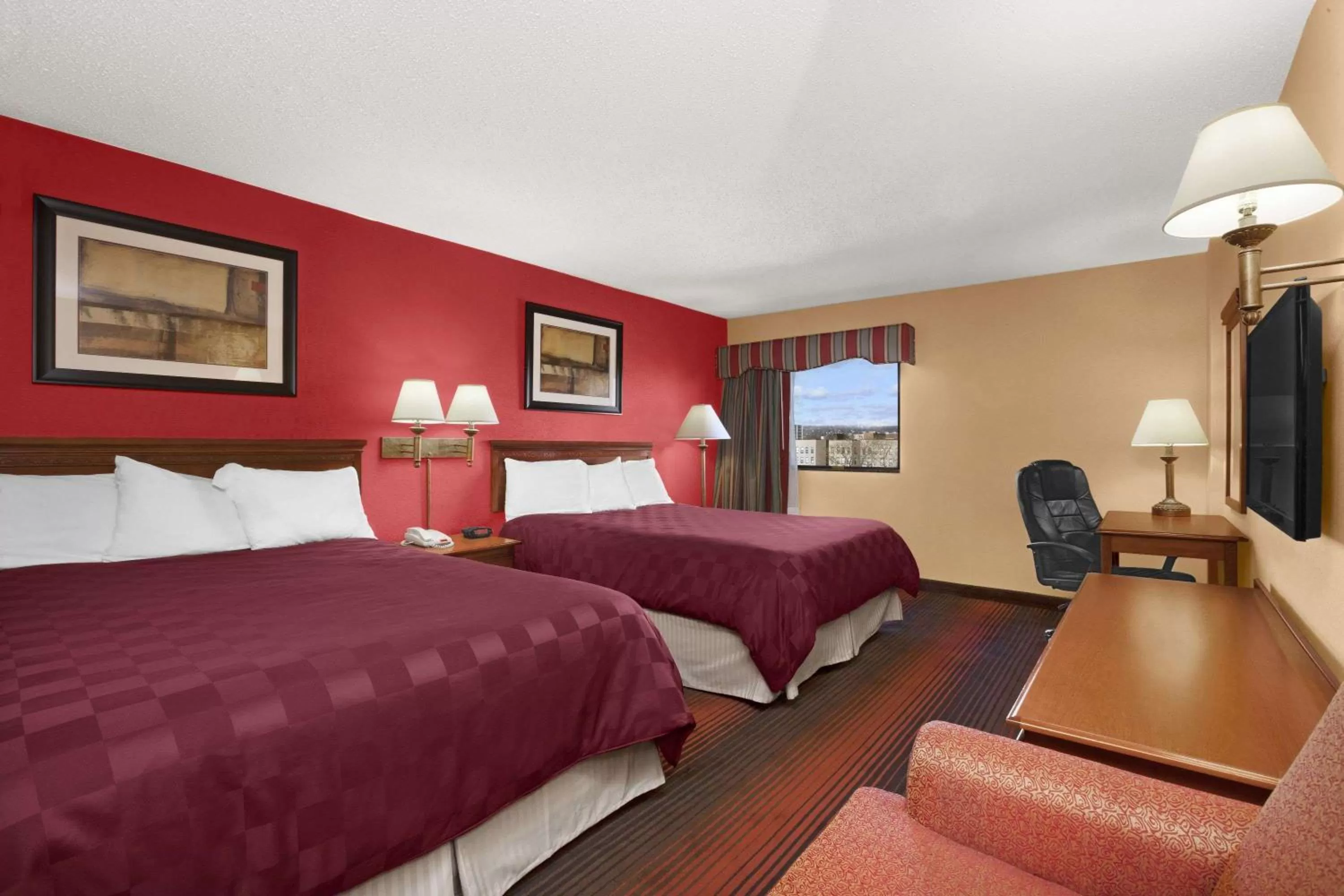 Queen Room with Two Queen Beds - Non-Smoking in Ramada by Wyndham East Orange