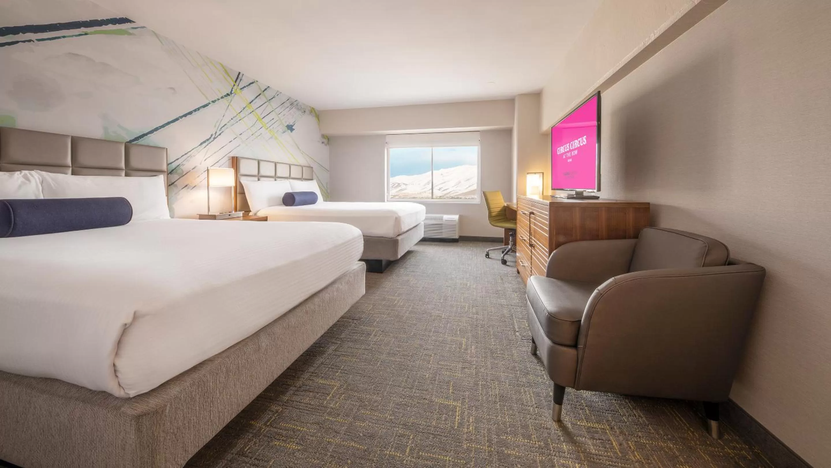 Sky Tower, Premium Room, 2 Queen, Mountain View in Circus Circus Reno Hotel Casino at THE ROW