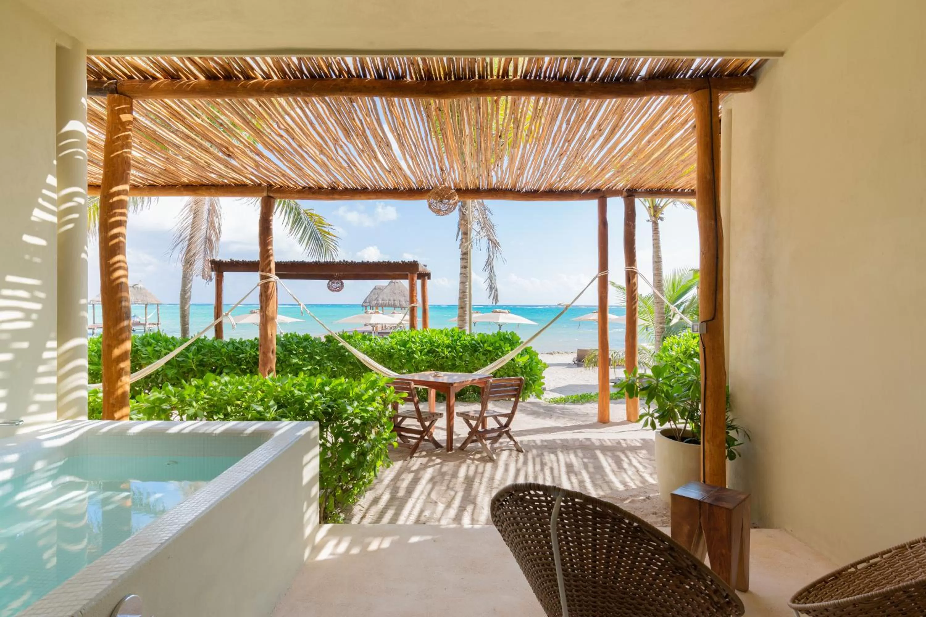 Master Suite Beach Front with Plunge Pool in Mereva Tulum
