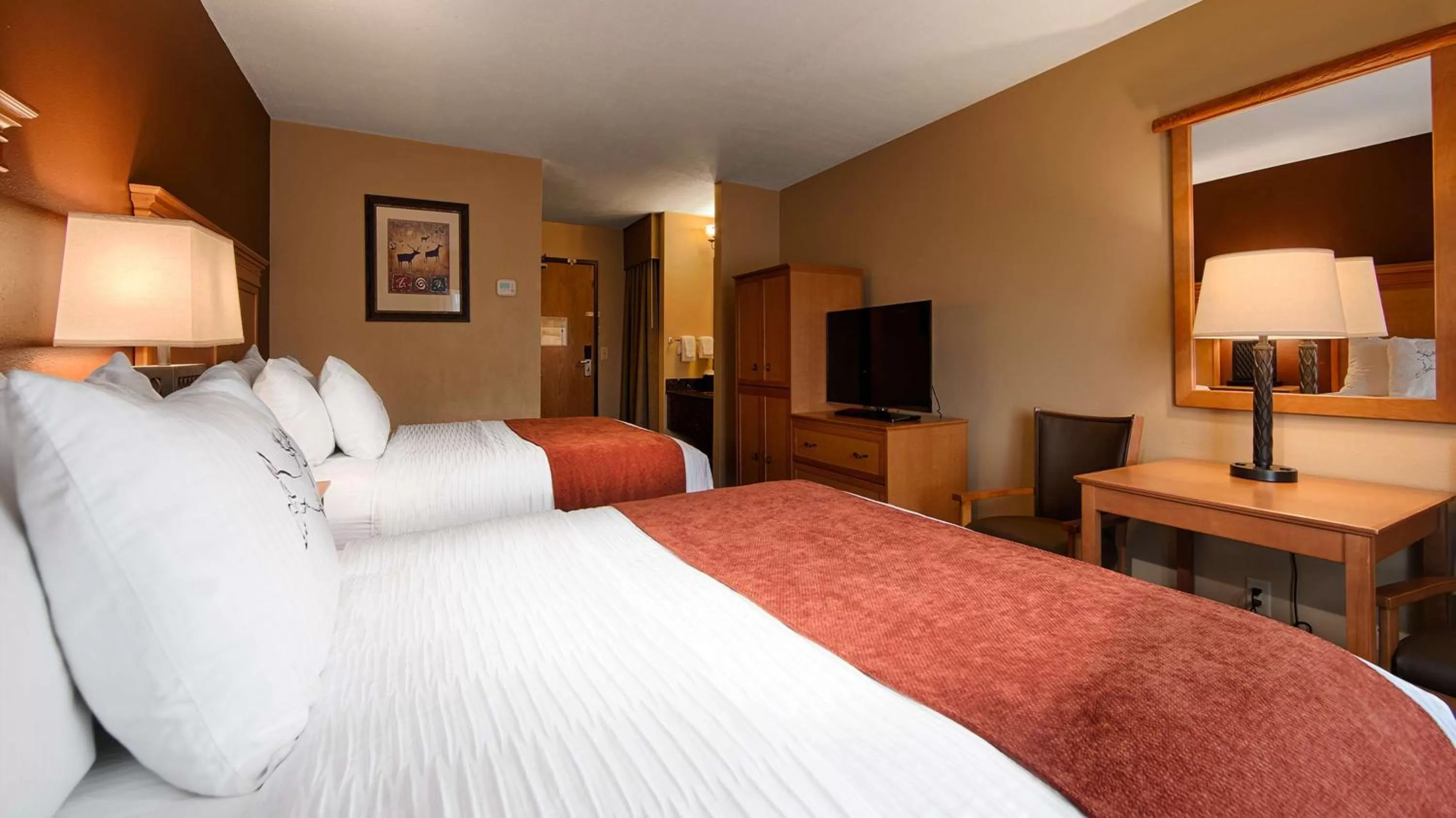 Queen Room with Two Queen Beds and Kitchenette in Best Western Plus Deer Park Hotel and Suites