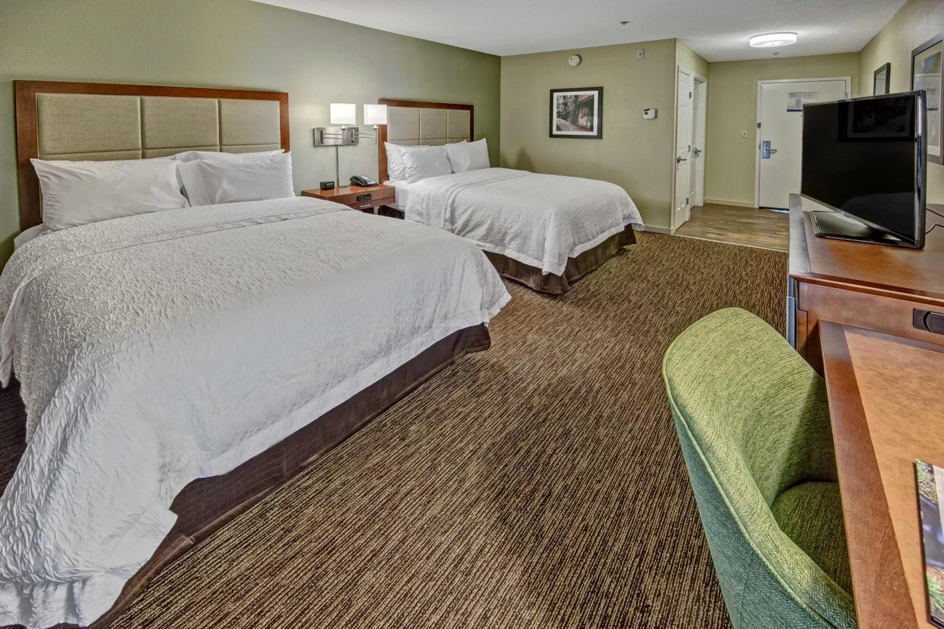 Room with Two Queen Beds - Non-Smoking in Hampton Inn Savannah-I-95-North