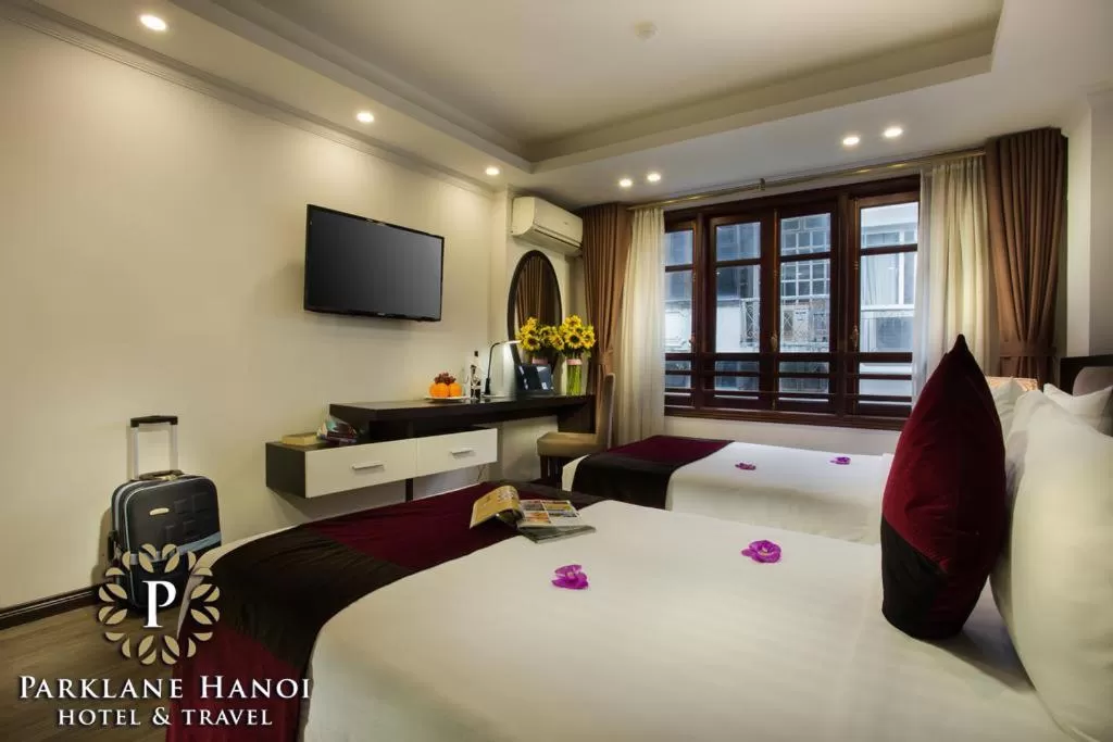 Double or Twin Room with City View in Parklane Central Hanoi Hotel