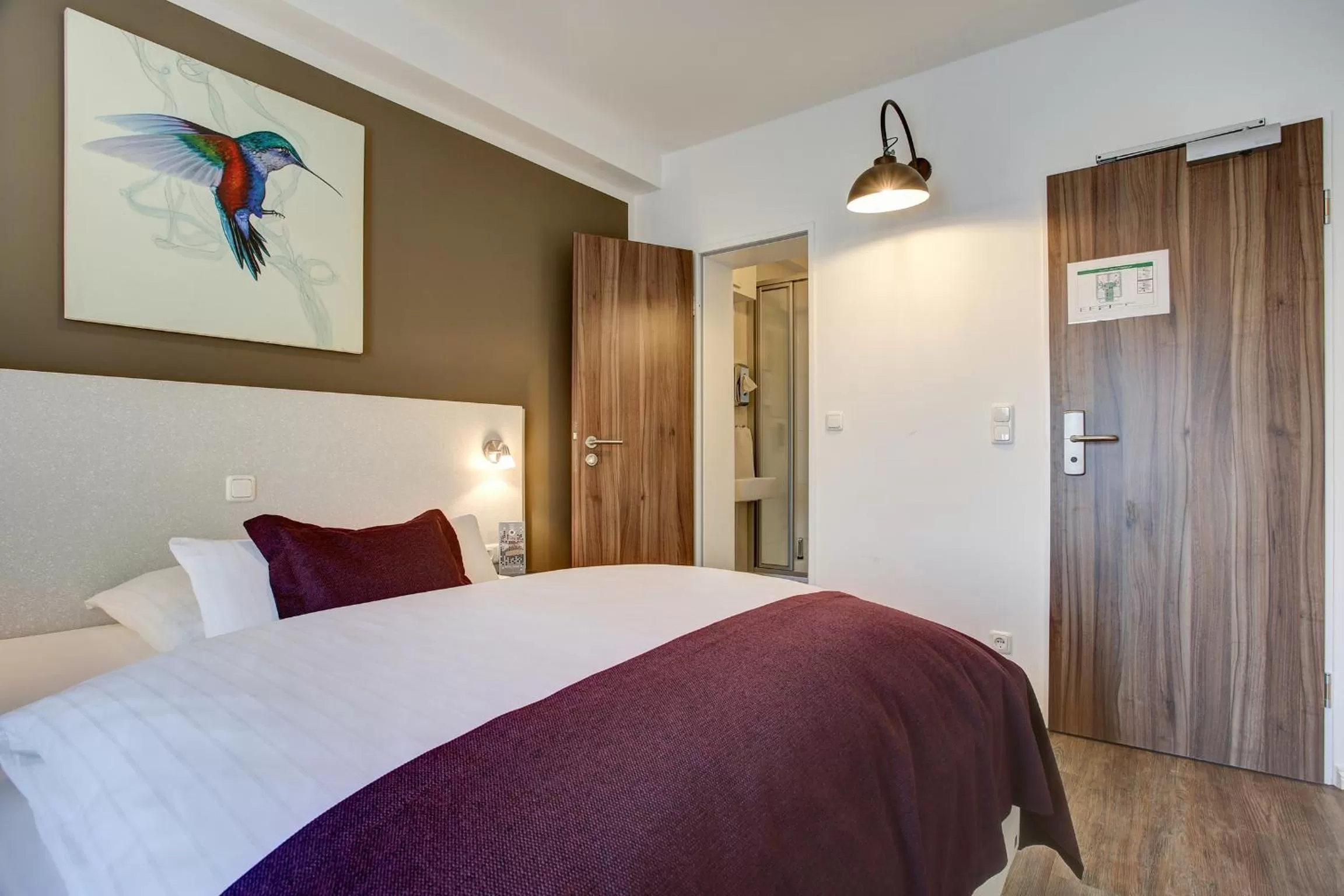 Bed in Hotel West