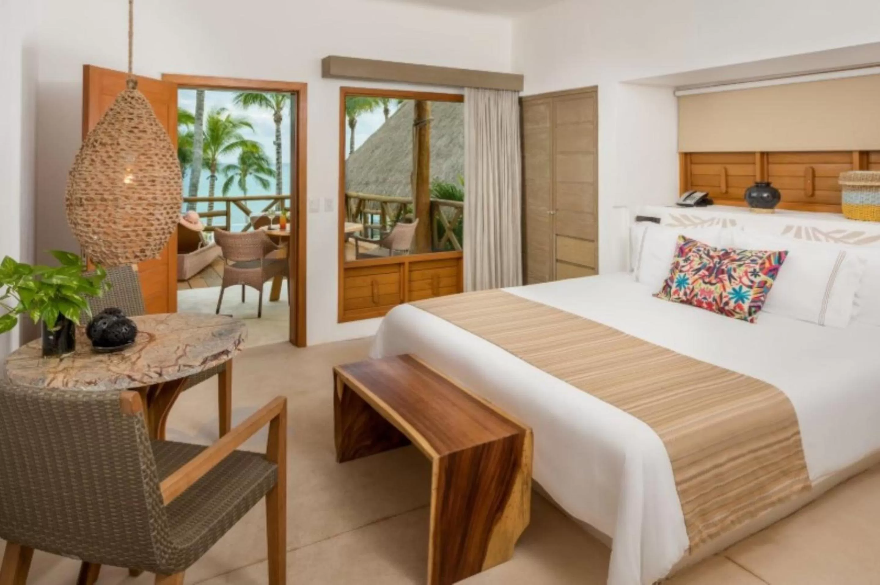 Ocean View King Bed in Mahekal Beach Front Resort & Spa