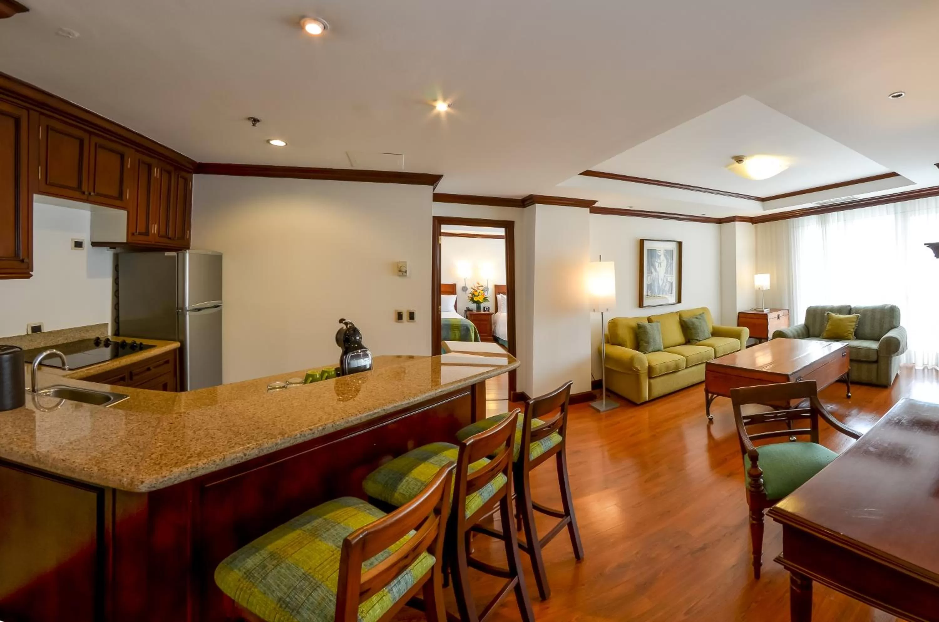 Master Suite with Two Queen Beds and Sofa Bed in Hotel Casa Veranda Guatemala