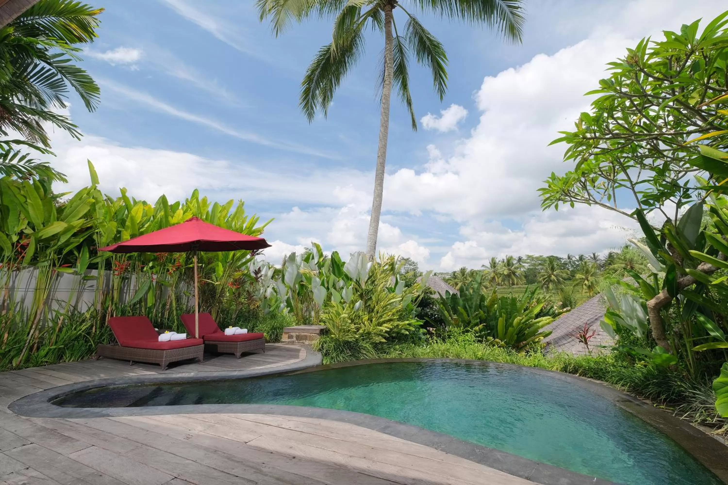 One-Bedroom Royal Pool Villa with Rice Terrace View in Puri Sebali Resort