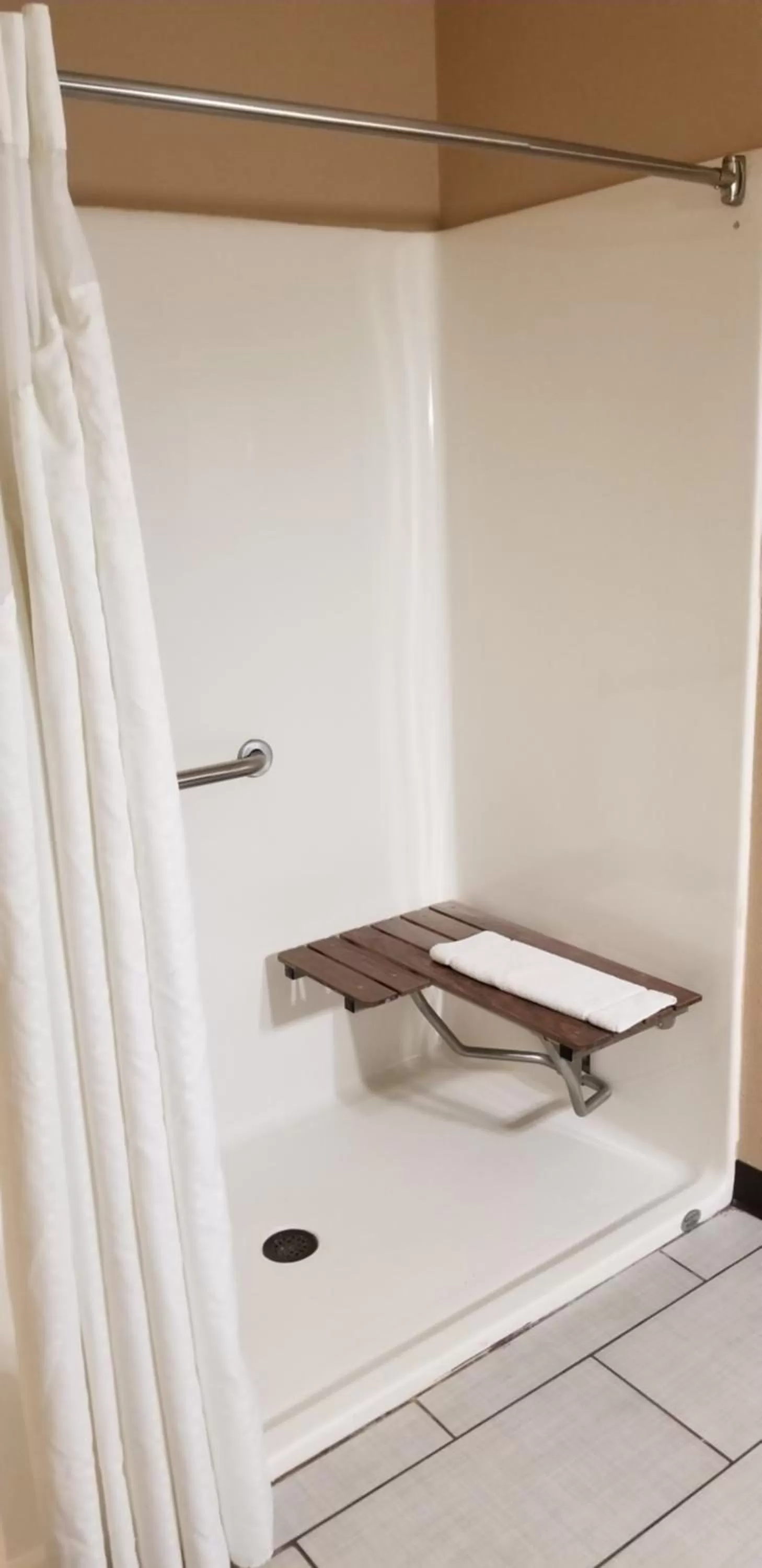 Bathroom in Super 8 by Wyndham Pontoon Beach IL/St. Louis MO Area