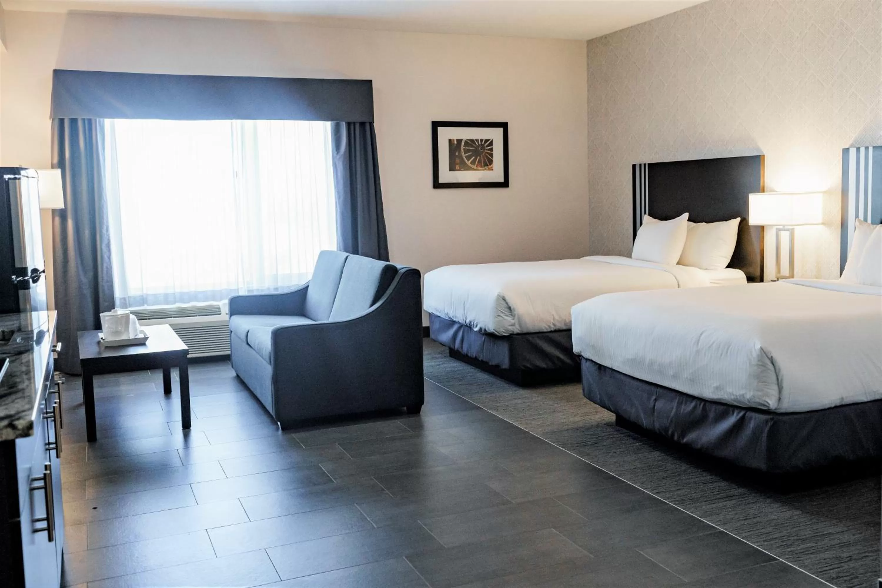 Extended Stay Queen Room with Two Queen Beds and Kitchenette - Non-Smoking in Park Inn by Radisson Edmonton Airport