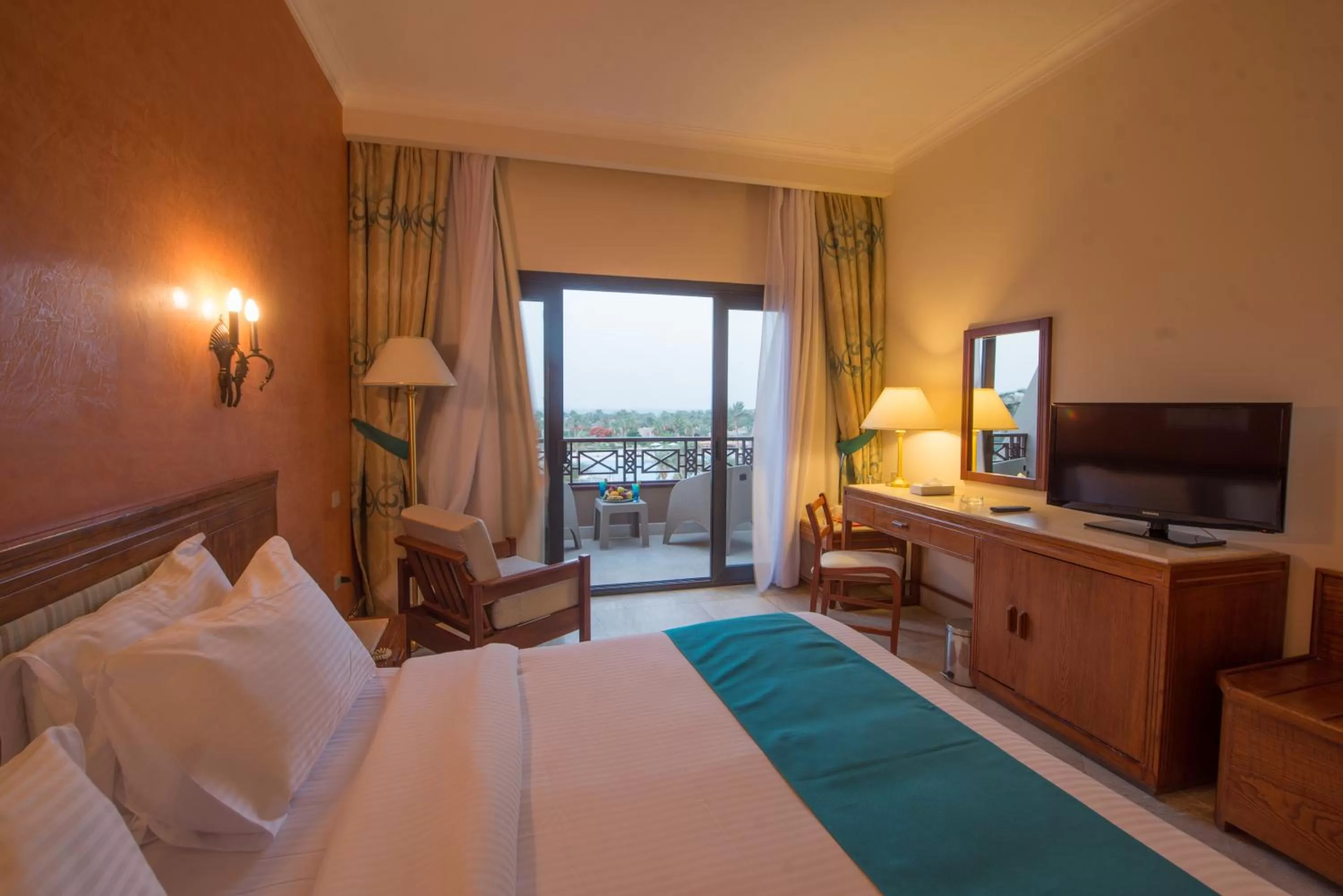 Standard Double or Twin Room with Pool or Sea View - single occupancy in Pharaoh Azur Resort