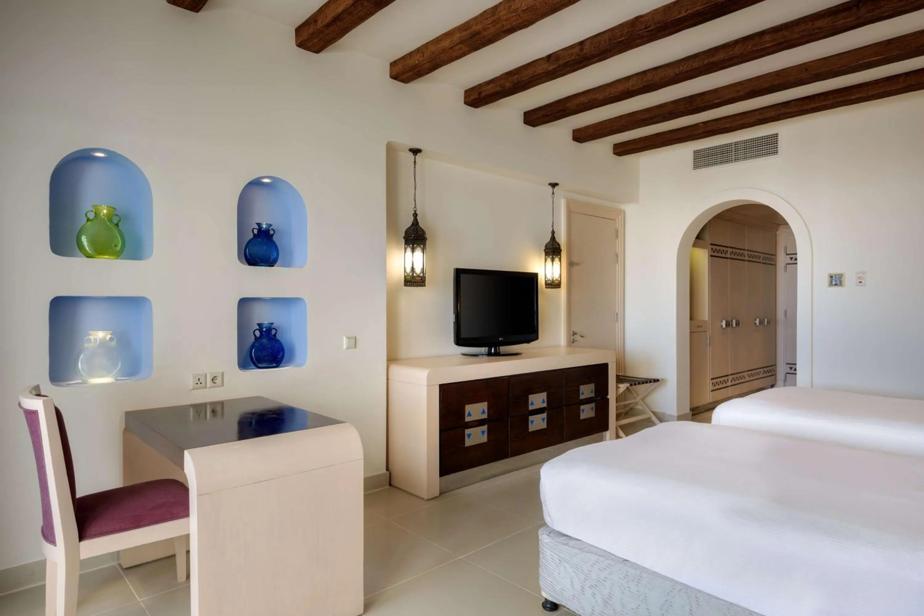 Twin Room with Pool View in Hilton Marsa Alam Nubian Resort