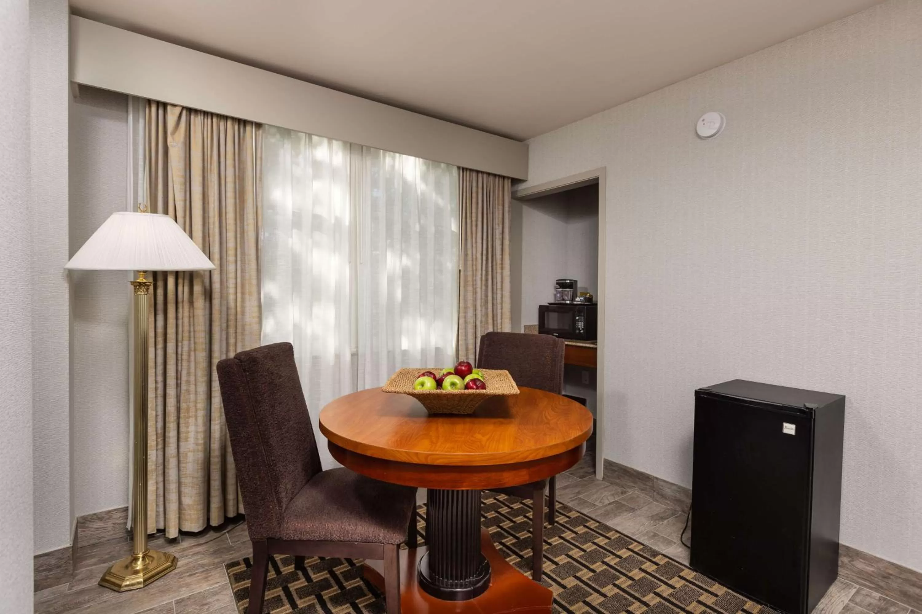 King Suite with Balcony - Non-Smoking in Inn at the Colonnade Baltimore - A DoubleTree by Hilton Hotel